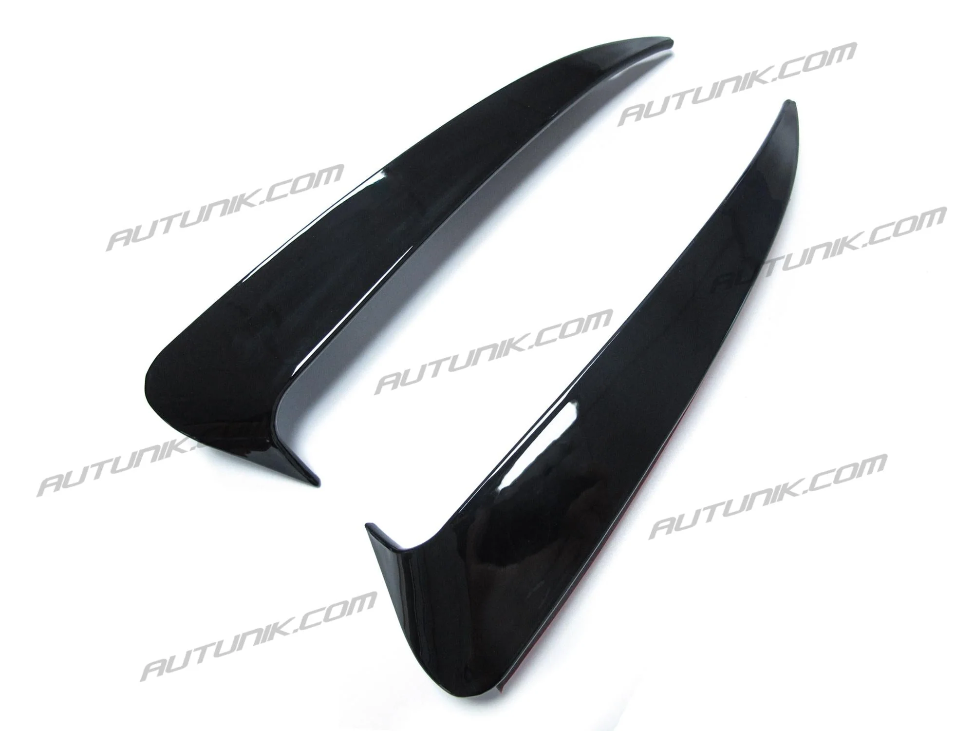 Glossy Black Rear Canards Side Air Vent Trims For Mercedes W205 Sedan C300 C43C63 AMG 2015-2020 pz19 - Image 5