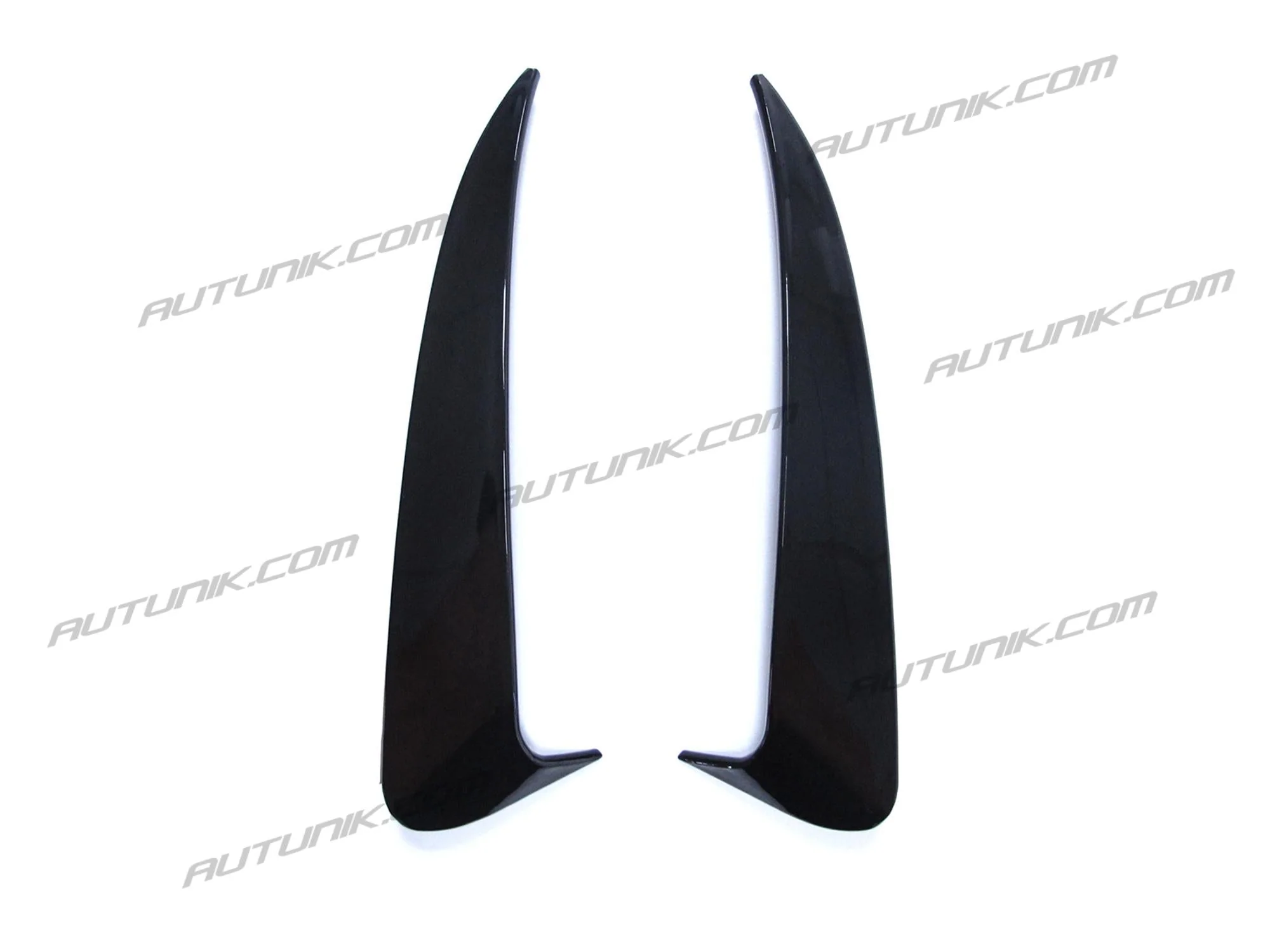 Glossy Black Rear Canards Side Air Vent Trims For Mercedes W205 Sedan C300 C43C63 AMG 2015-2020 pz19 - Image 6