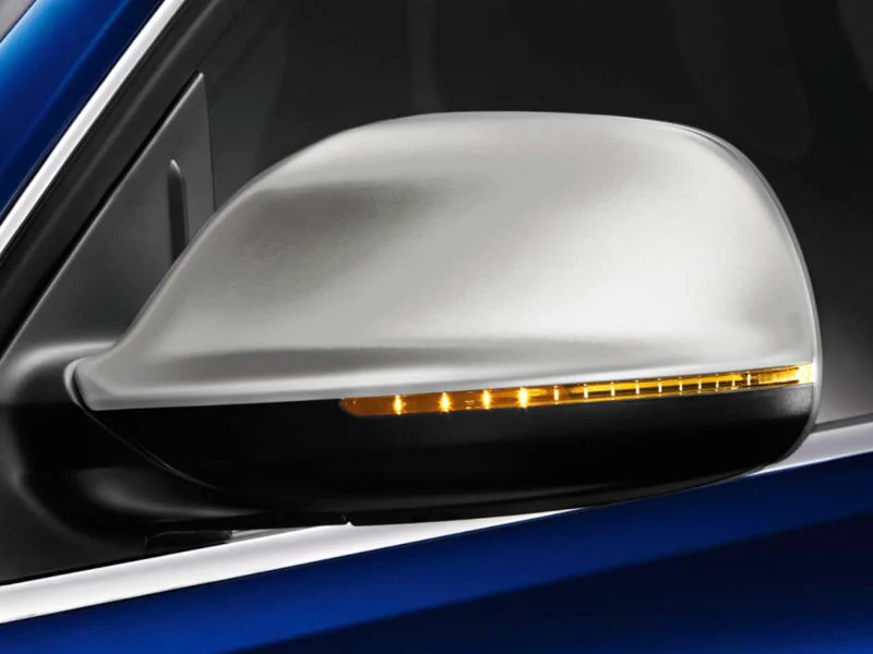 Matt Chrome Mirror Cover Caps For AUDI Q5 8R SQ5 09-17 Q7 10-15 With Lane Assist - Image 15