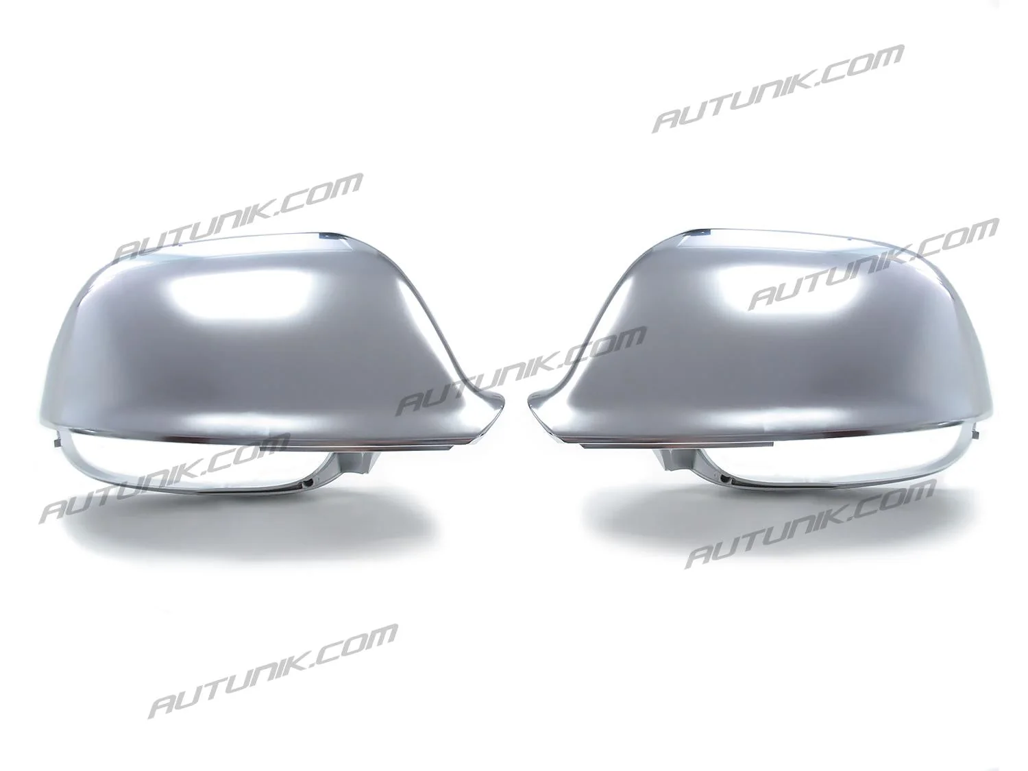 Matt Chrome Mirror Cover Caps For AUDI Q5 8R SQ5 09-17 Q7 10-15 With Lane Assist - Image 6