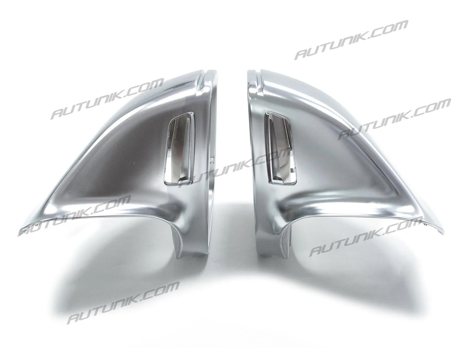 Matt Chrome Mirror Cover Caps For AUDI Q5 8R SQ5 09-17 Q7 10-15 With Lane Assist - Image 9