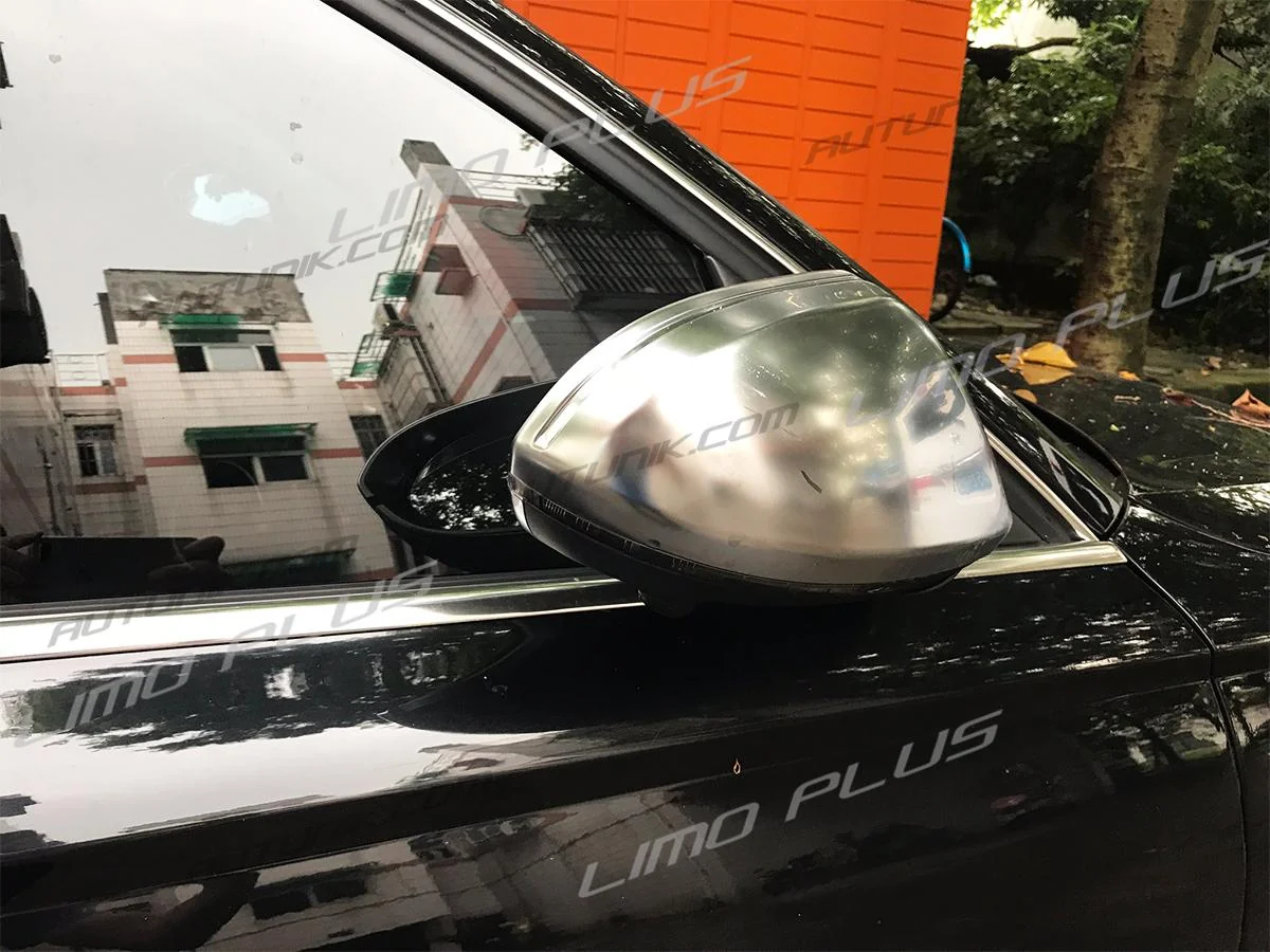Matte Chrome Side Mirror Cover Caps Replace For AUDI A6 C7 S6 RS6 2012-2018 with Lane Assist mc15 - Image 6