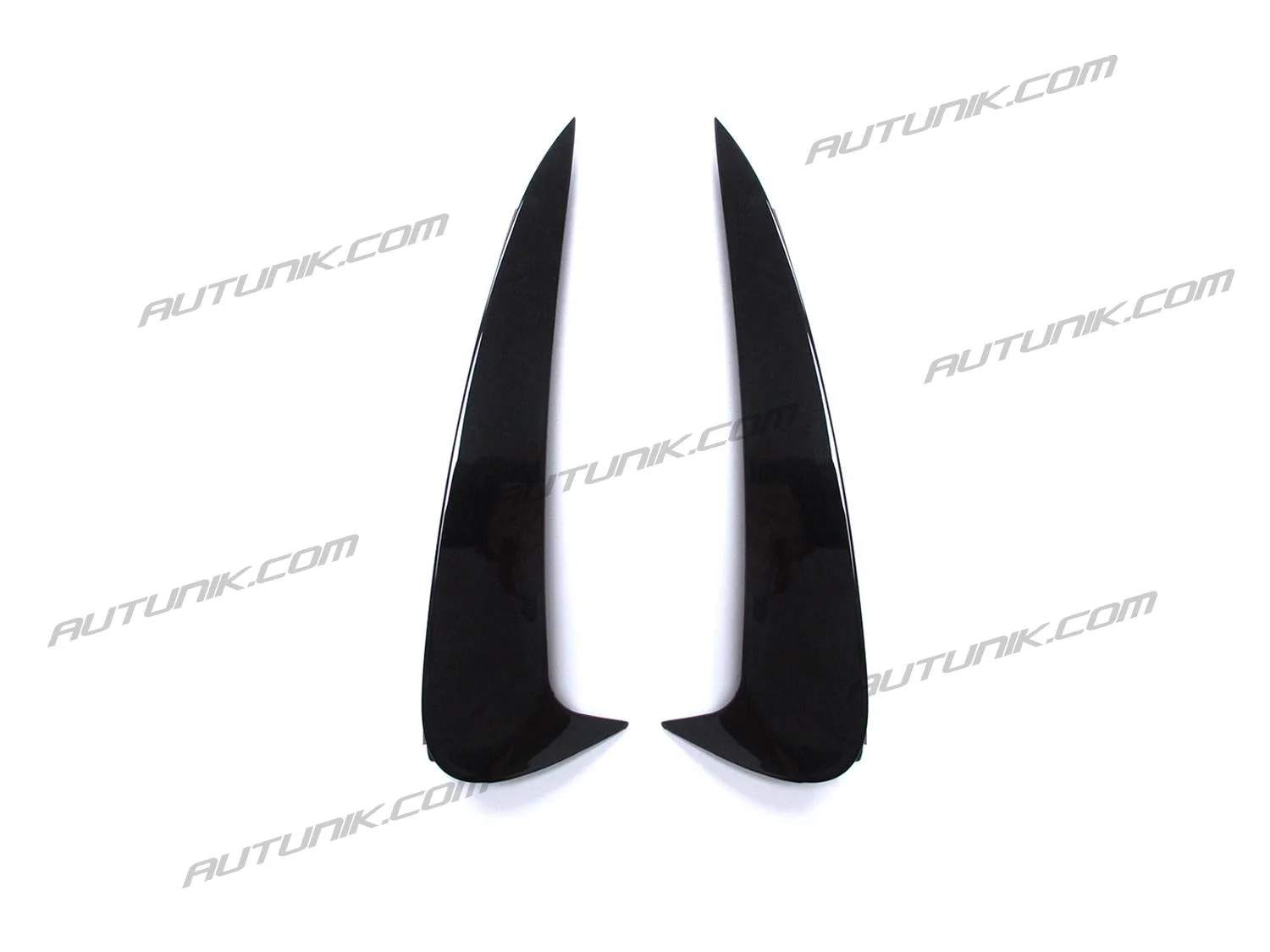 Glossy Black Rear Canards Side Air Vent Trims for Mercedes W205 Coupe C205 C300 C43 AMG 2015-2023 - Image 7