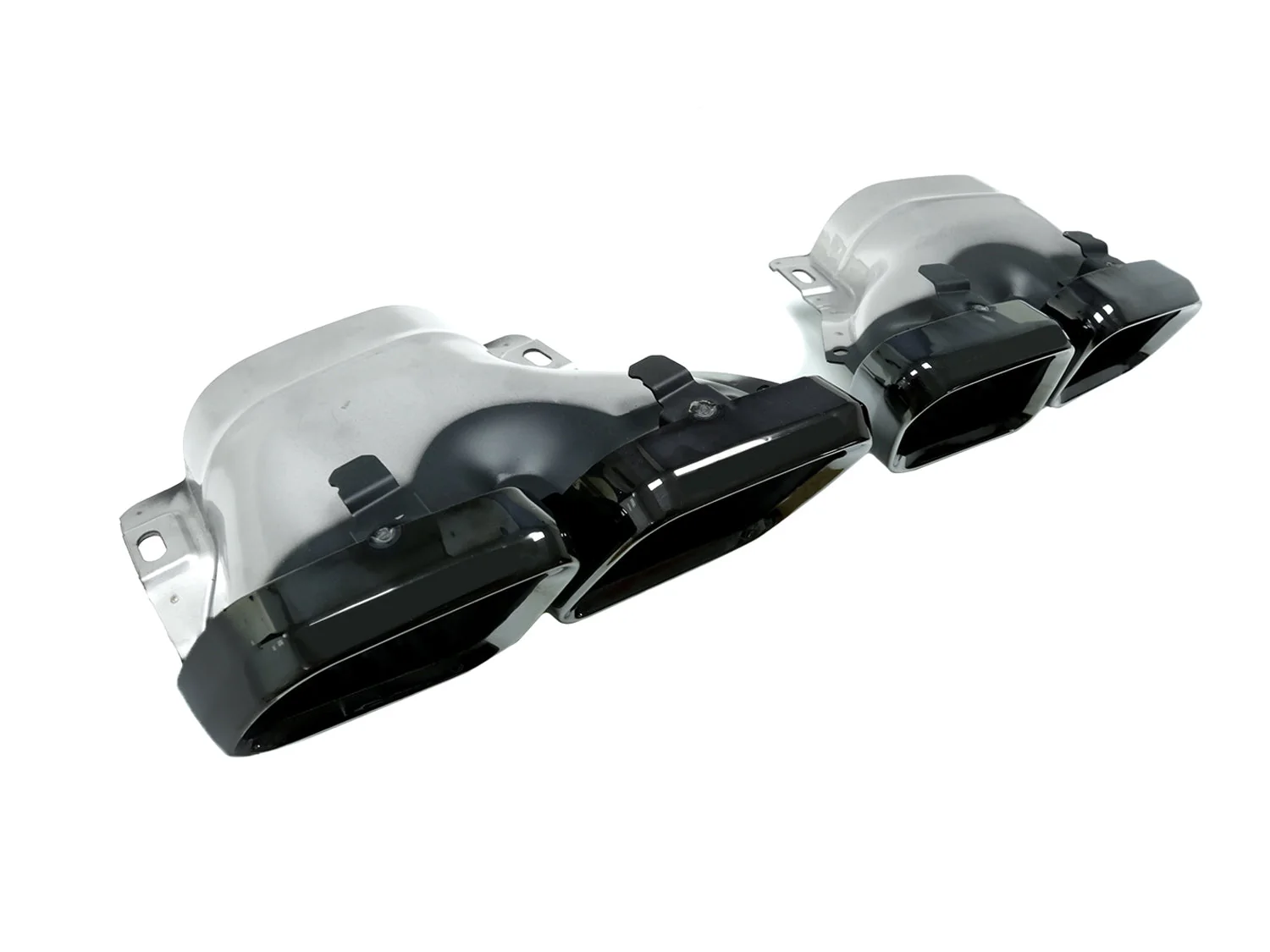 Rear Diffuser + Black Exhaust Tips For Mercedes W205 Coupe AMG Sport 2015-2021 di18 - Image 10