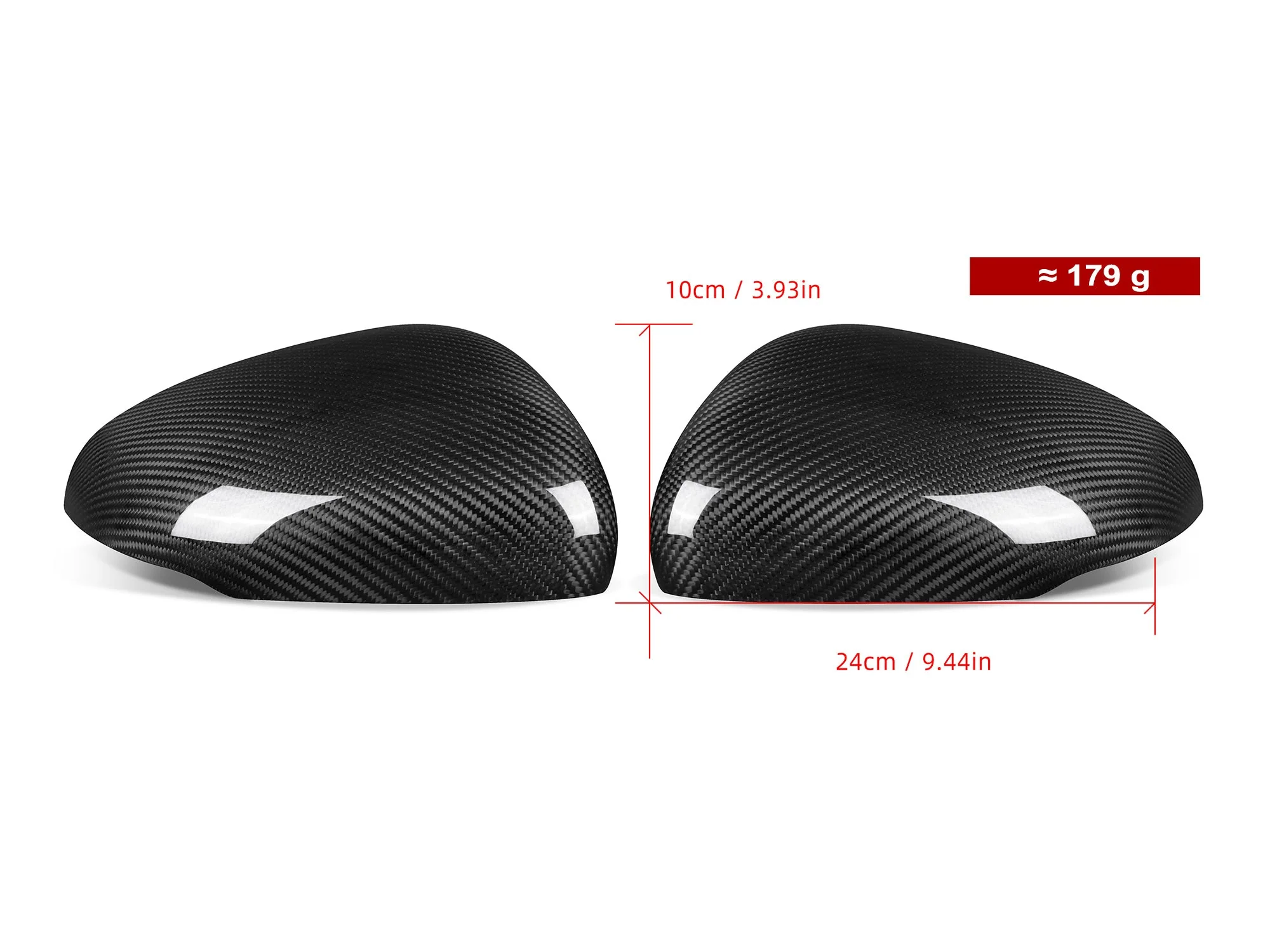 100% Dry Carbon Fiber Mirror Cover Caps Replace for Mercedes A-Class W177 CLA C118 W118 2020-2023 mc158 - Image 15