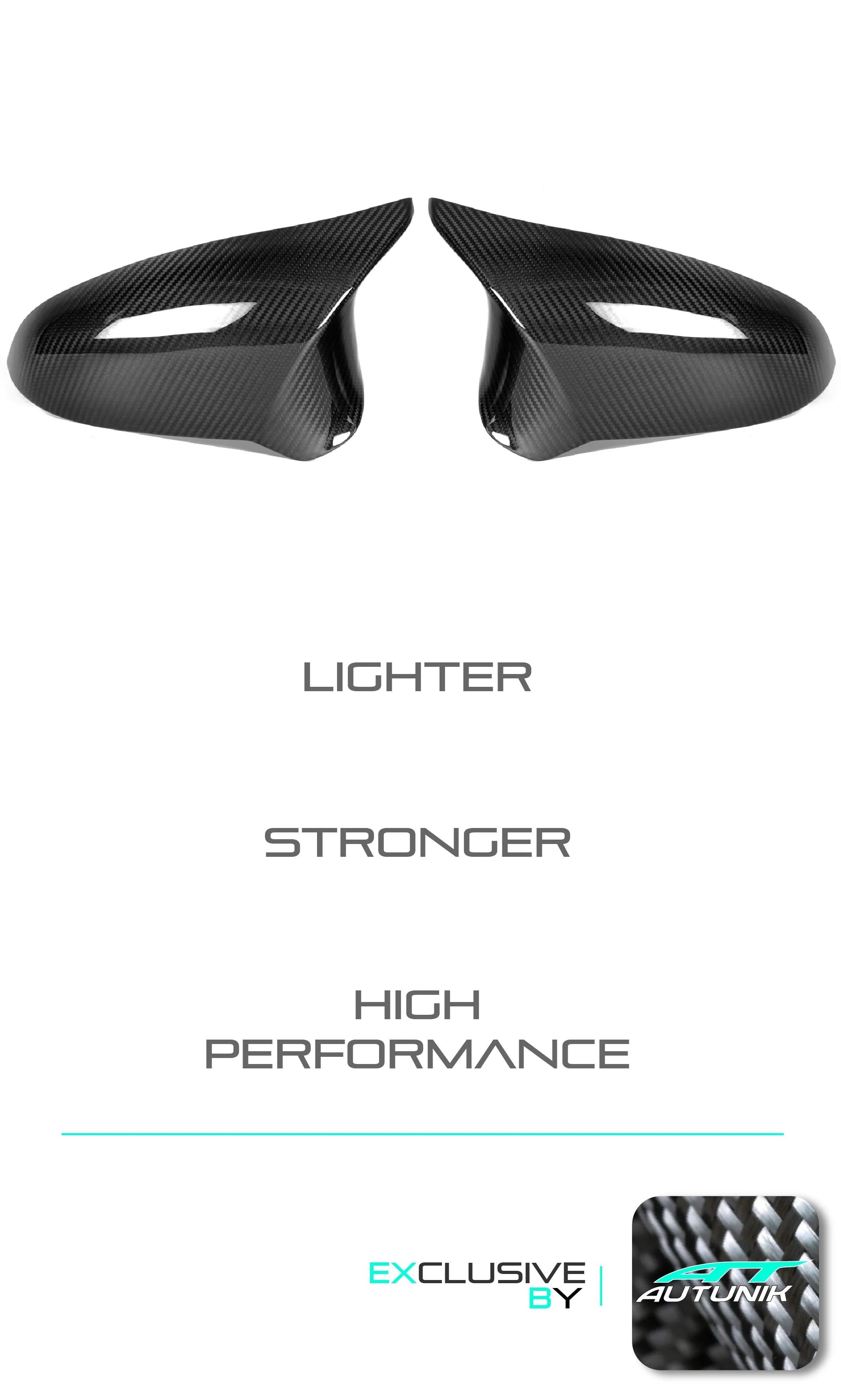 Dry Carbon Fiber Mirror Caps for BMW M3 F80 M4 F82 M2 F87 M-Style Mirror Cover mc151 - Image 3