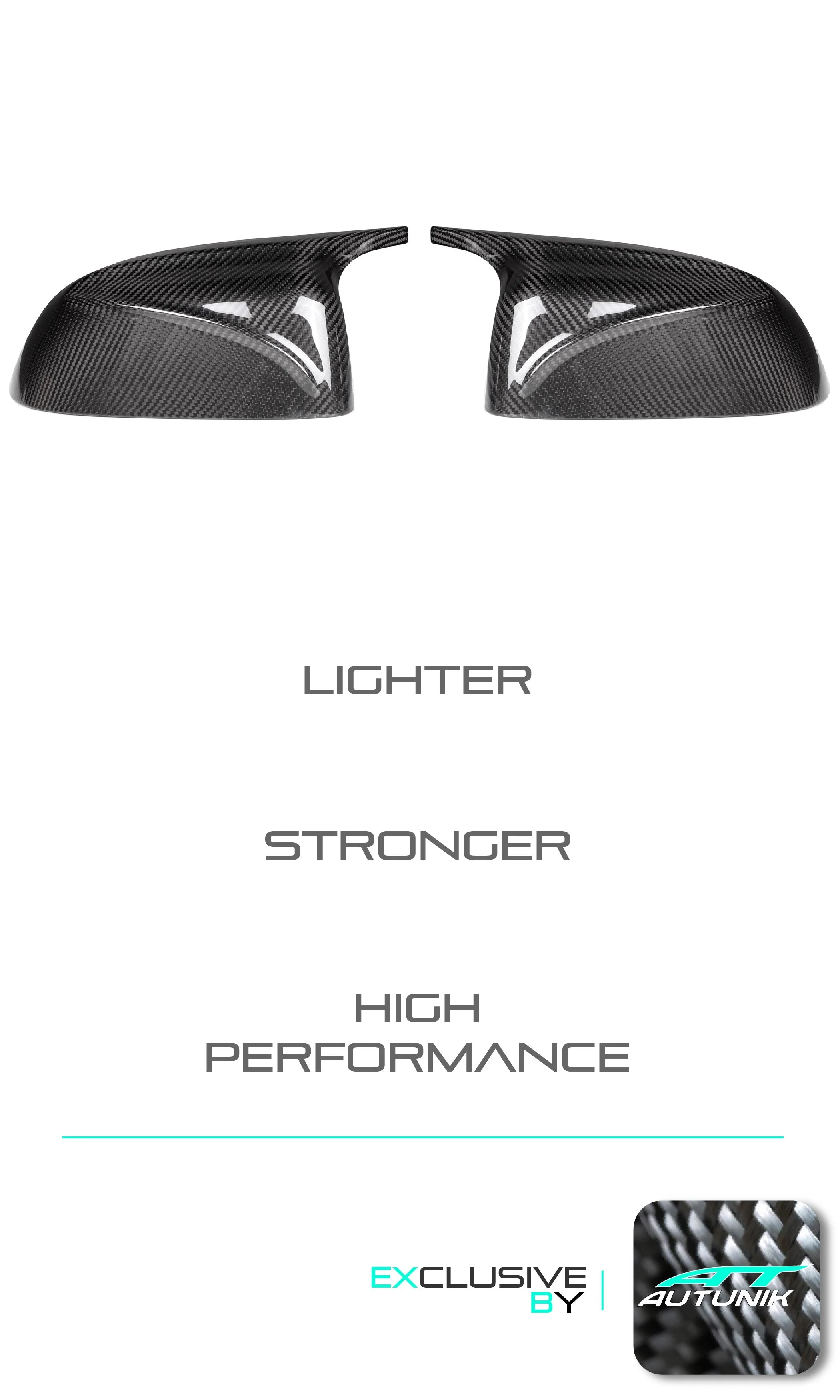 Dry Carbon Fiber Mirror Caps Replace for BMW X3 G01 X4 G02 X5 G05 X6 G06 X7 G07 2019+ mc157 - Image 4