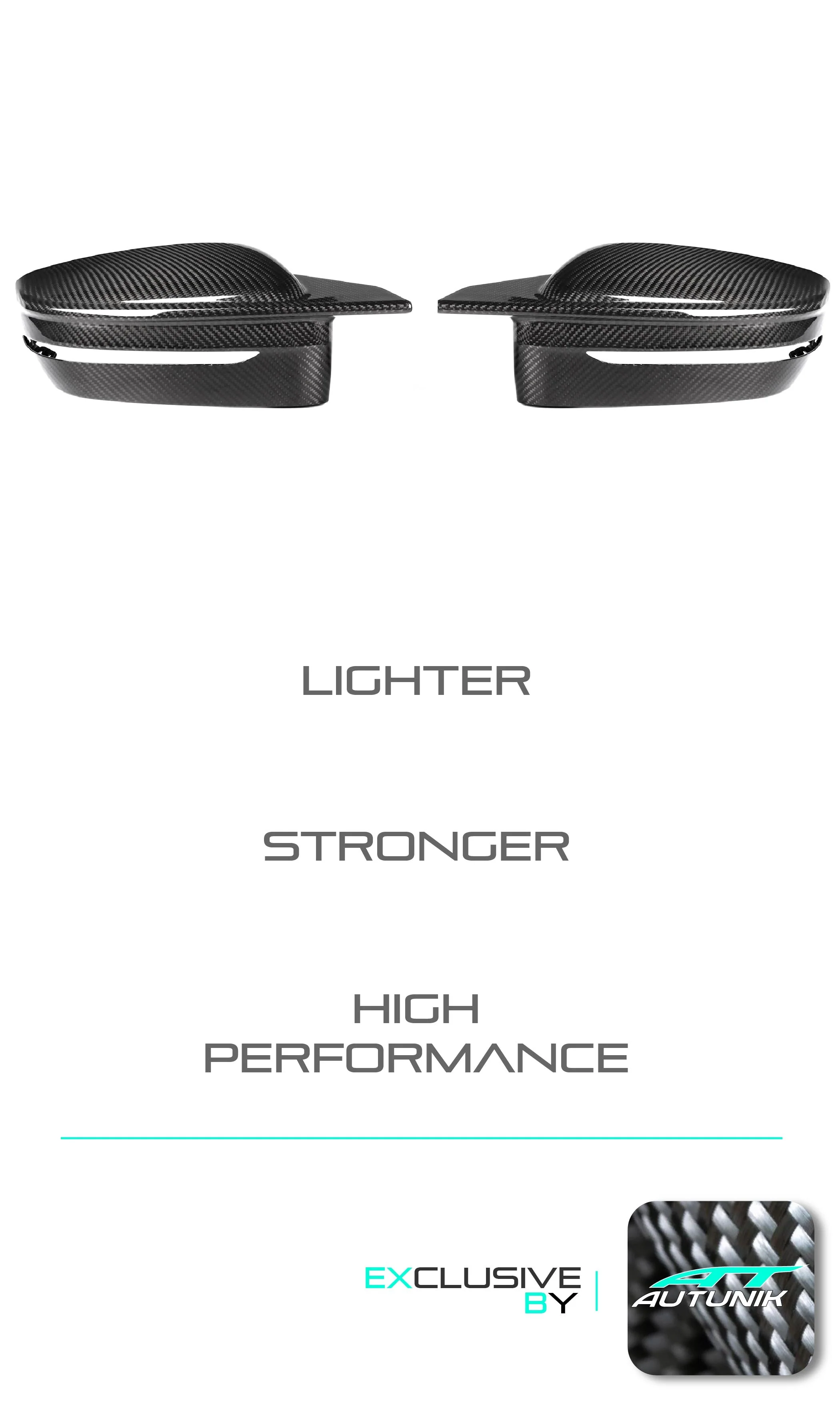 Dry Carbon Fiber Mirror Covers Replace for BMW G20 G22 G26 G11 G12 G14 G15 G16 LHD mc153 - Image 3
