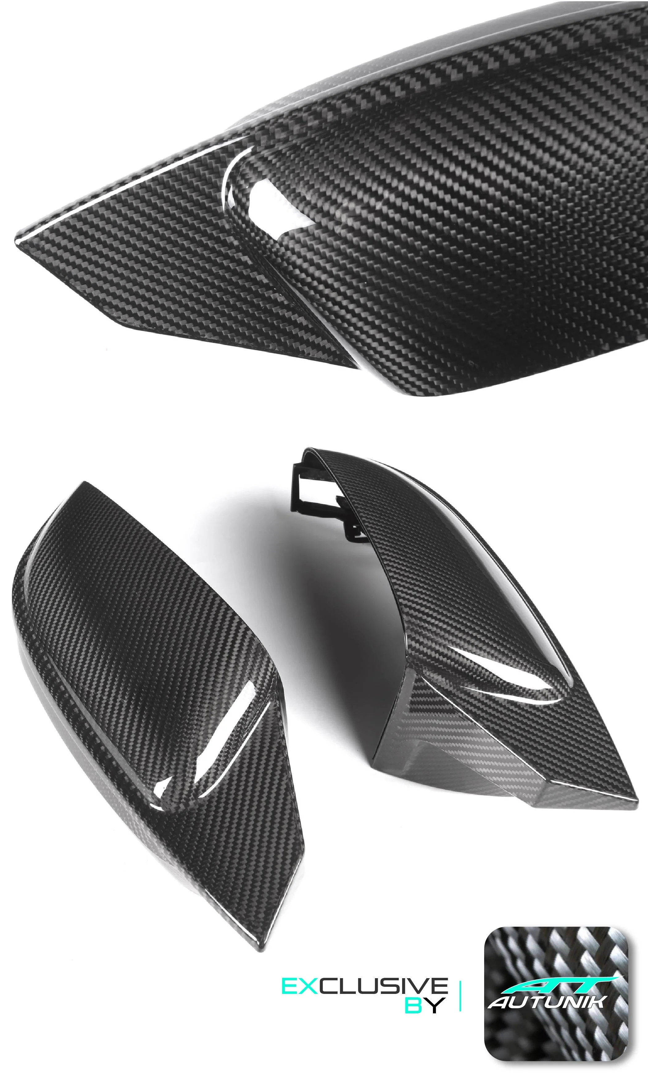 Dry Carbon Fiber Mirror Covers Replace for BMW G20 G22 G26 G11 G12 G14 G15 G16 LHD mc153 - Image 6
