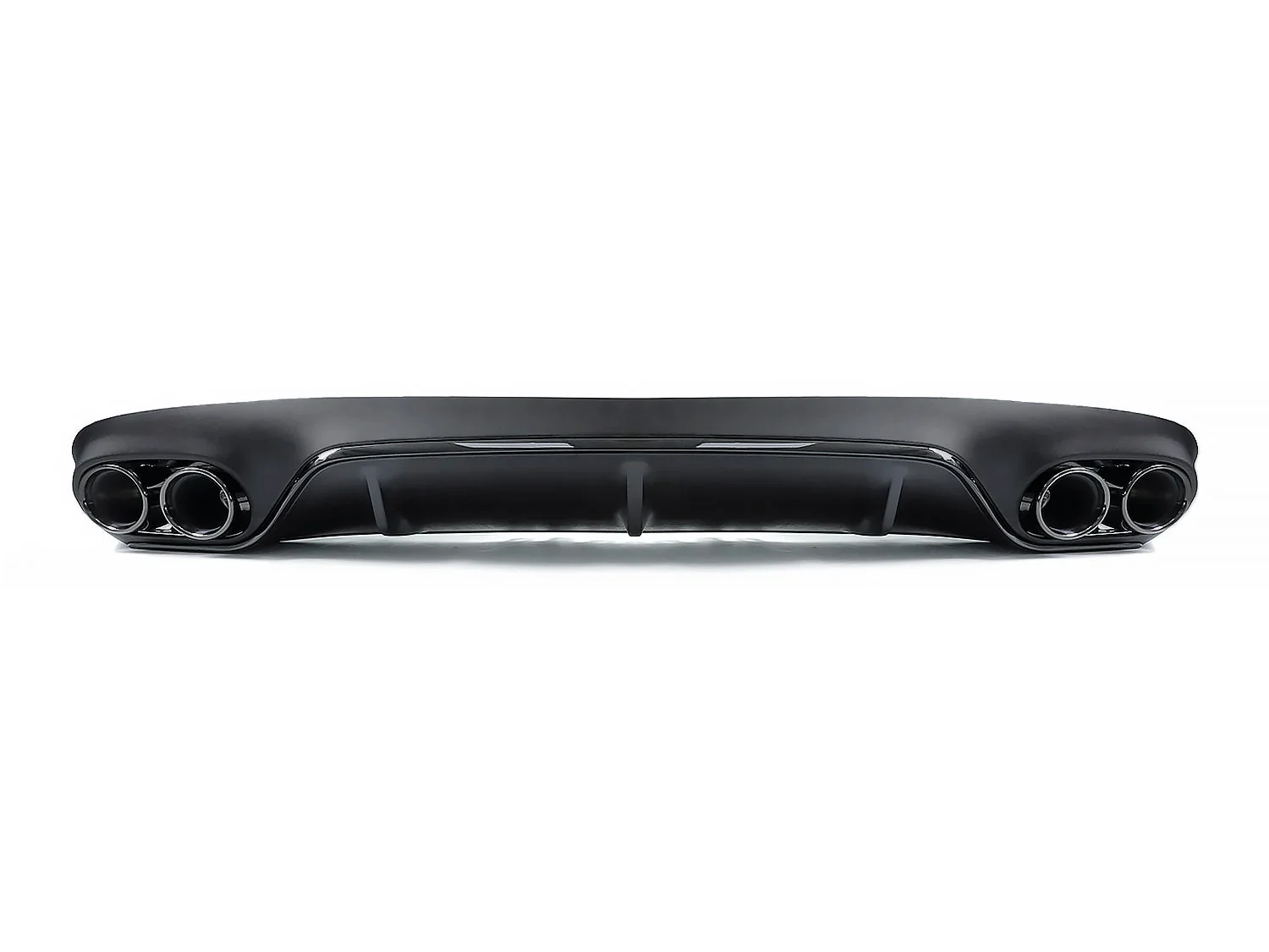 Rear Diffuser + Black Exhaust Tips for Mercedes E Class C238 A238 Coupe E300 E400 E450 AMG Pack 2018-2020 - Image 3