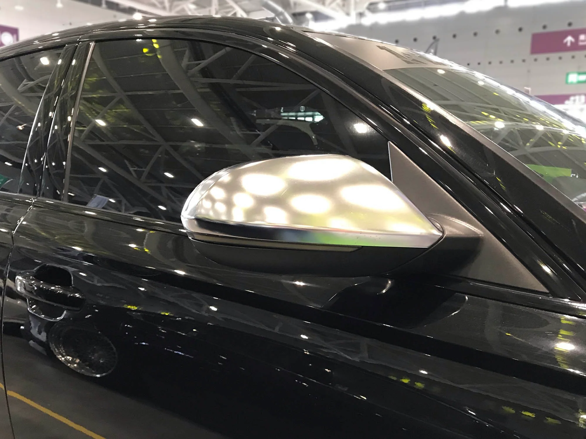 Pair L+R For 2012-2018 AUDI A6 C7 S6 RS6 Matte Chrome Mirror Cover Caps Replacement - Image 2