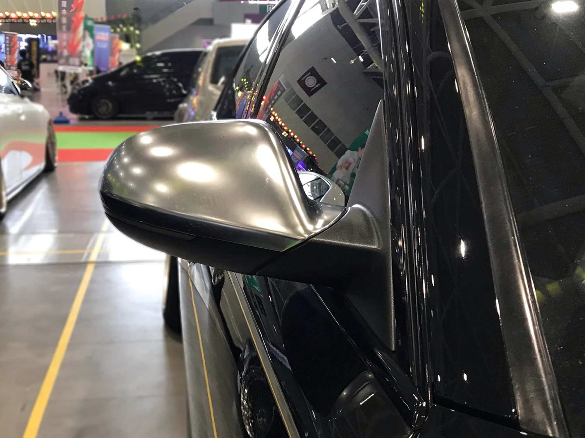 Pair L+R For 2012-2018 AUDI A6 C7 S6 RS6 Matte Chrome Mirror Cover Caps Replacement - Image 3