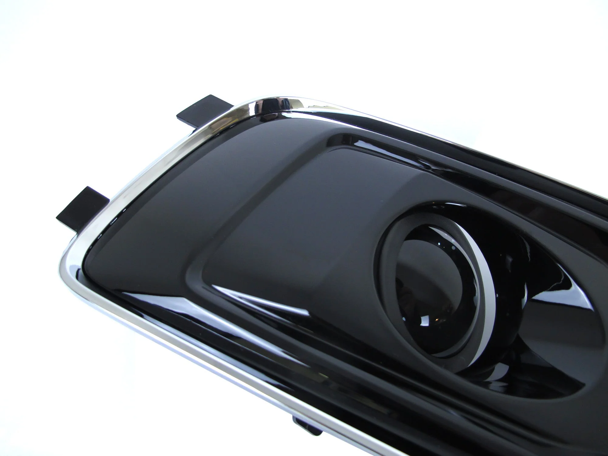 Pair Fog Light Grill Covers w/ ACC Caps For AUDI A6 C7.5 NON-Sline 2016-2018 - Image 9