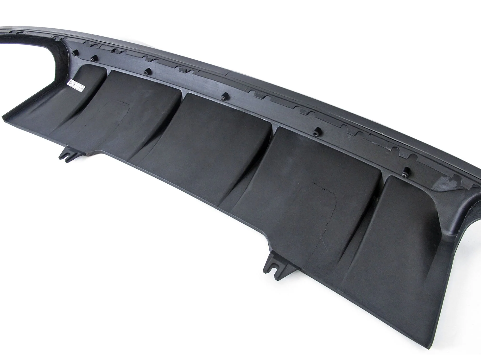 Gloss Black Rear Diffuser + Exhaust Tips For Audi A4 B9 Non-S-Line Sedan 2017–2019 - Image 7