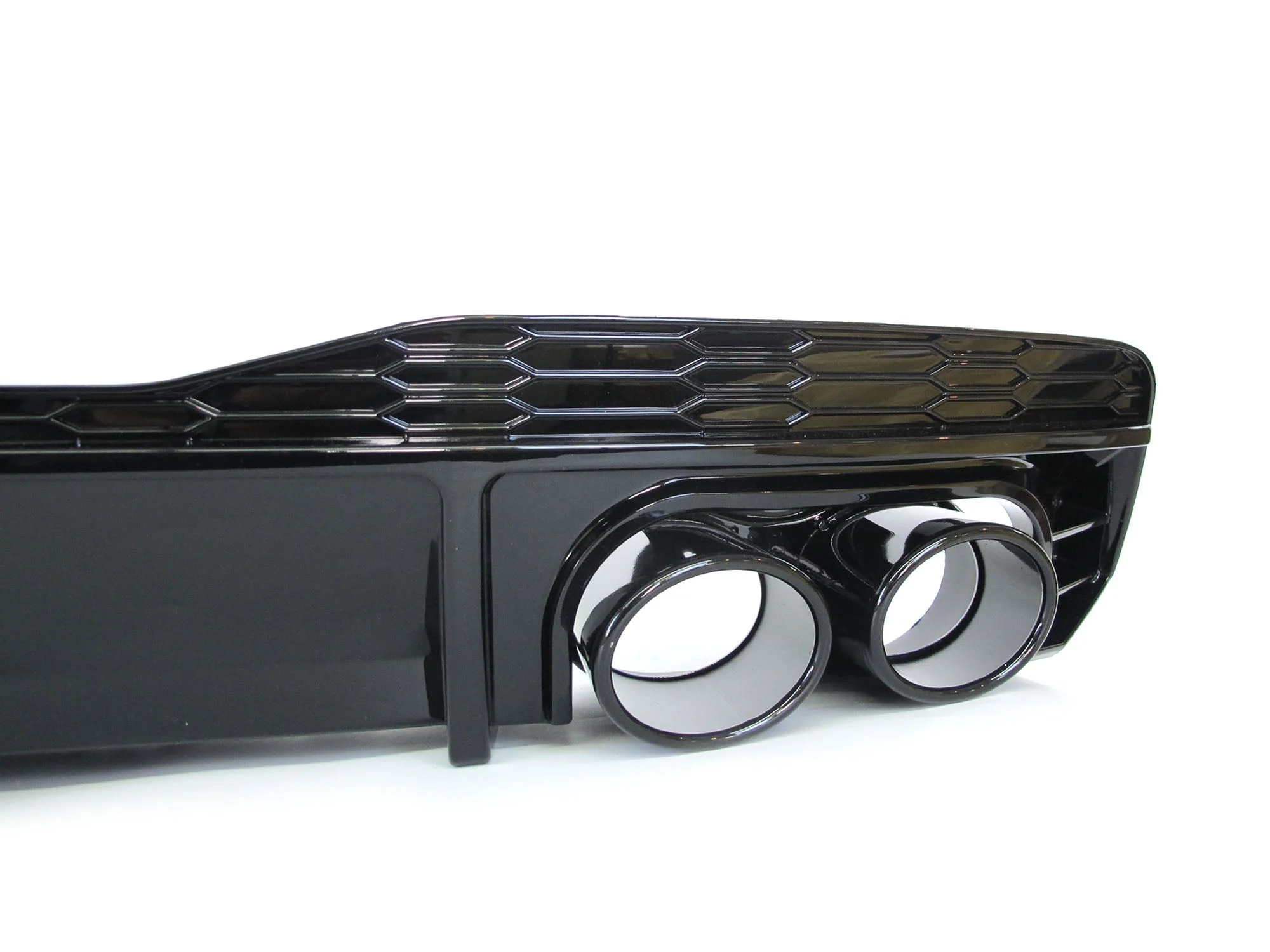 Gloss Black Rear Diffuser Exhaust Tips For AUDI A7 C8 S-line S7 2019-2024 di180 - Image 12