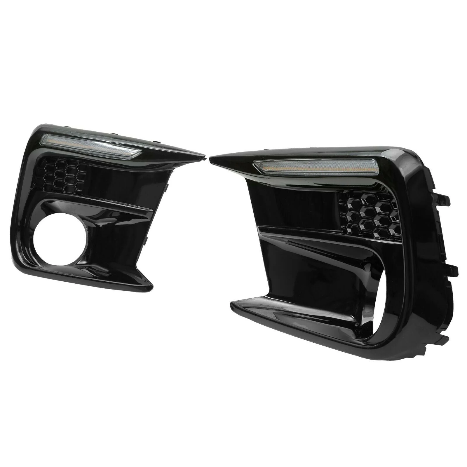 Switchback Sequential LED DRL Fog Light Cover Kit Bezel For Subaru WRX STI 2018-2021 - Image 10