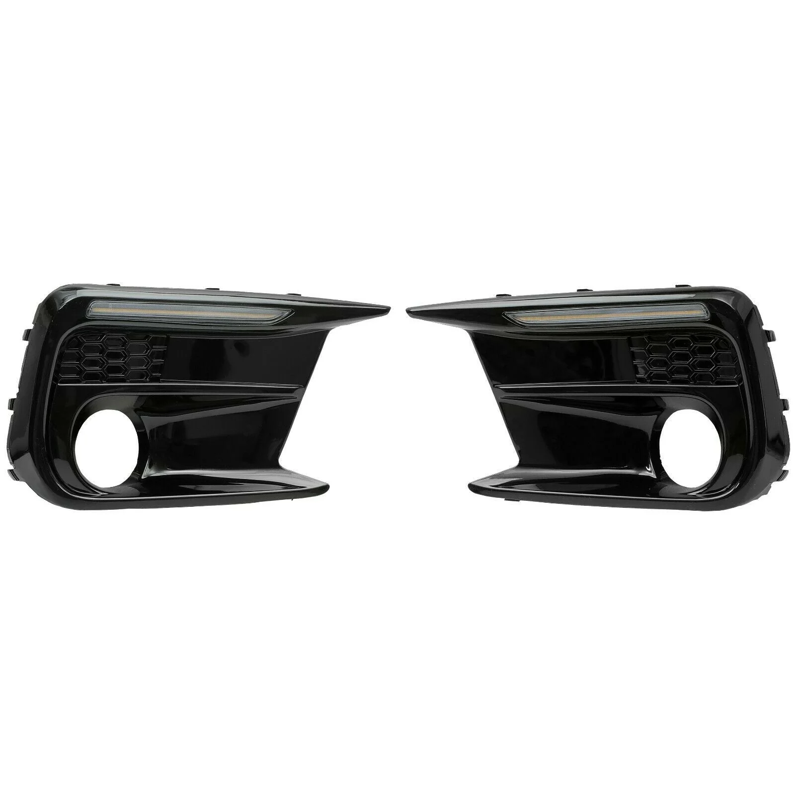 Switchback Sequential LED DRL Fog Light Cover Kit Bezel For Subaru WRX STI 2018-2021 - Image 11