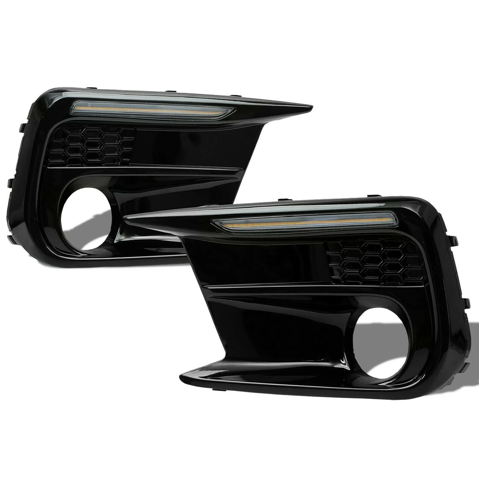 Switchback Sequential LED DRL Fog Light Cover Kit Bezel For Subaru WRX STI 2018-2021 - Image 9