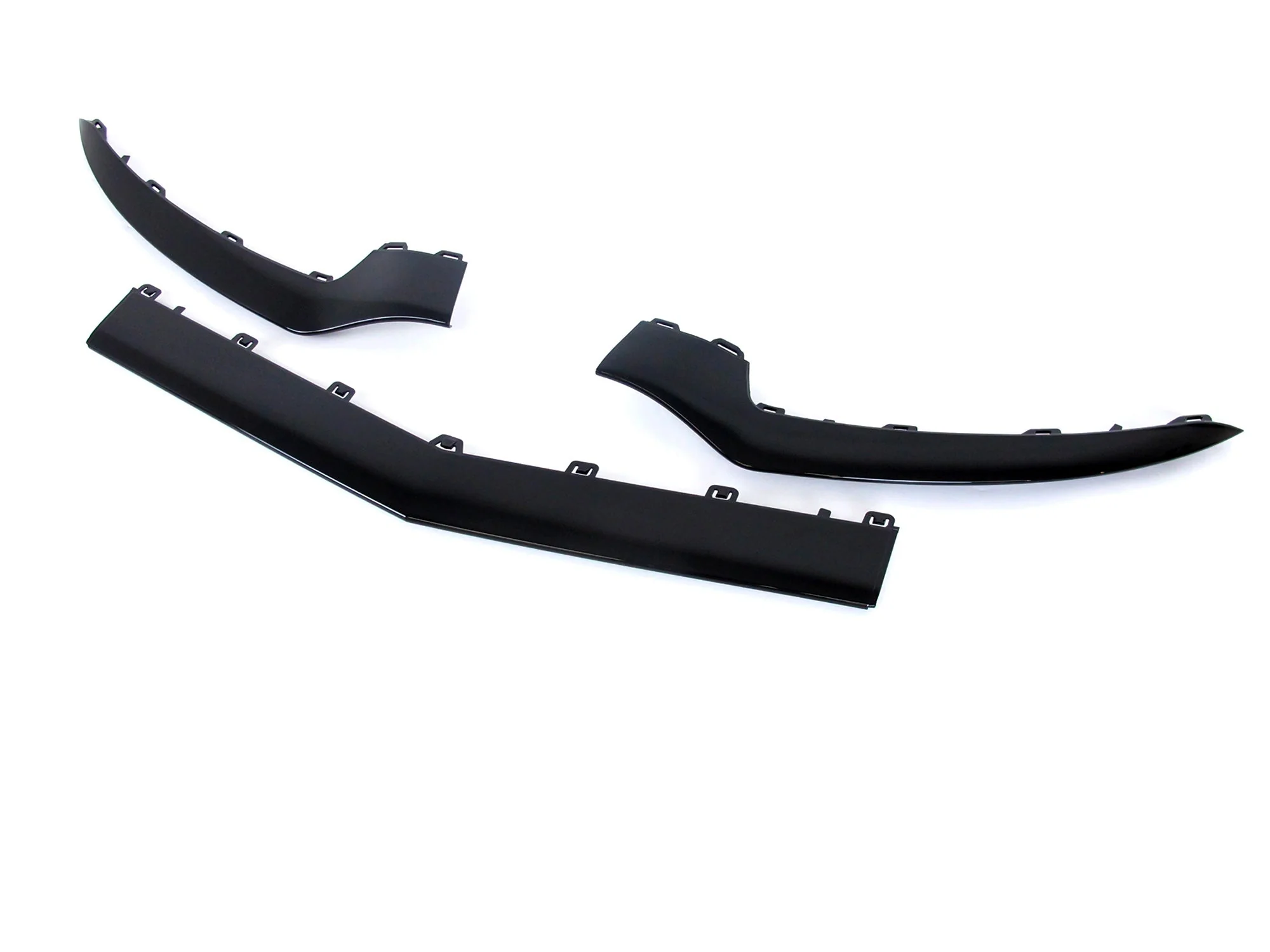 Gloss Black Front Splitter Molding Trims For Mercedes W207 C207 Coupe AMG 2014-2017 - Image 5