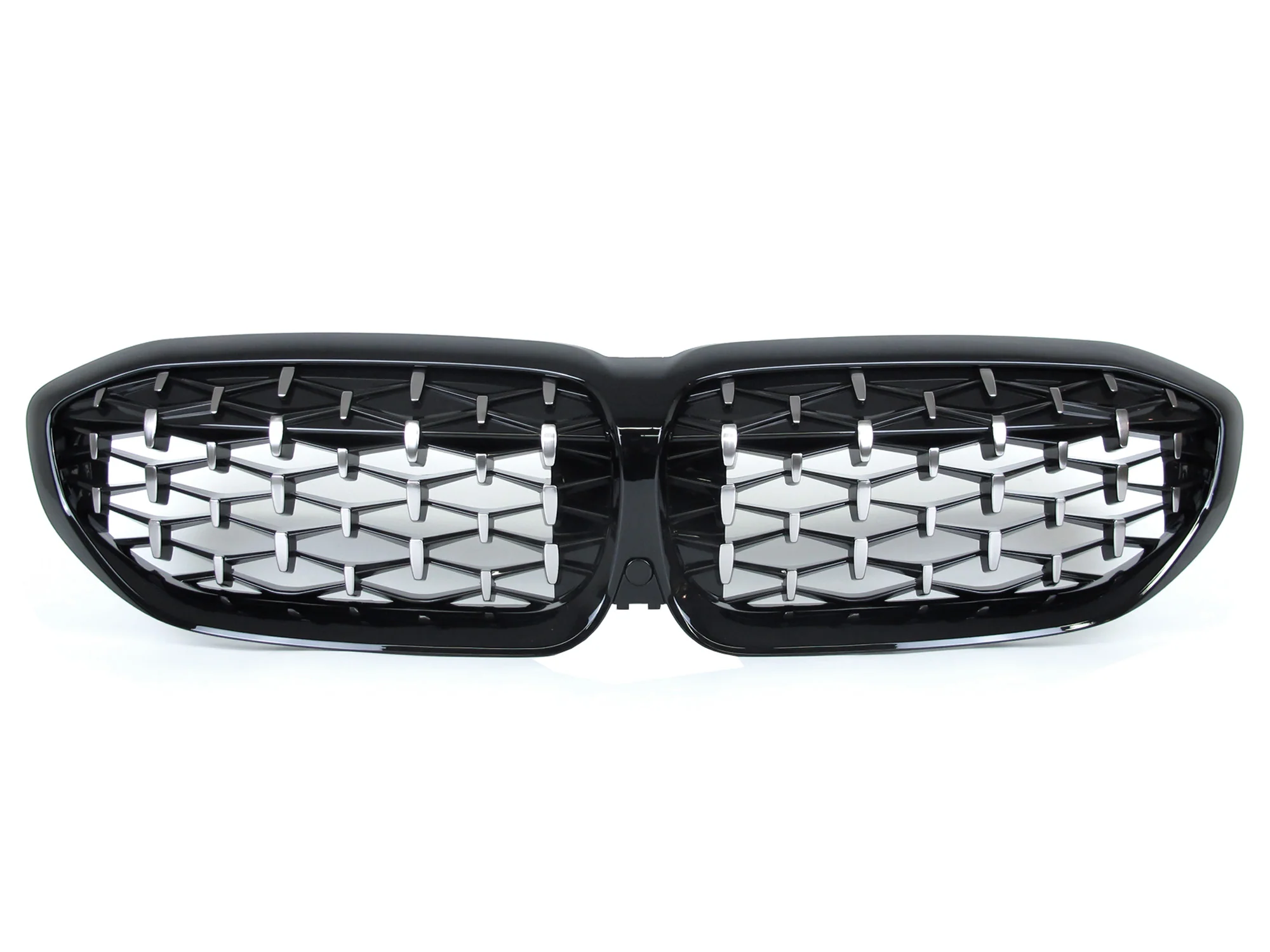 Silver Diamond Front Kidney Grill For BMW G20 3-Series M340i 2019 2020 2021 2022 - Image 3