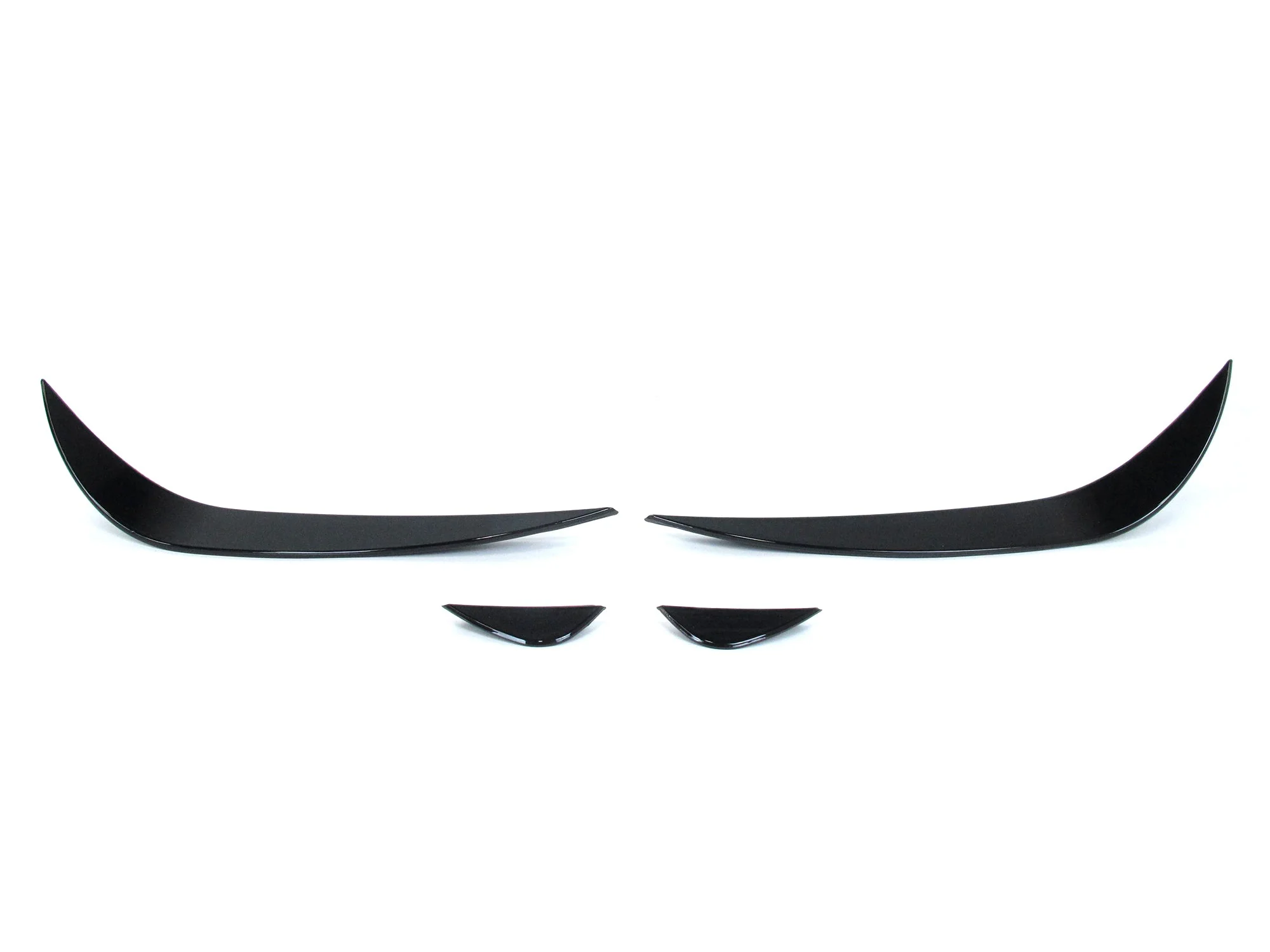 Glossy Black Front Bumper Canards Set for VW Golf MK6 GTI 2008-2012 - Image 21