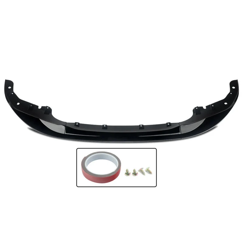 Glossy Black Front Lip Splitter for BMW 4 Series 2-Door G22 G23 M Sport 2021-2026 - Image 8