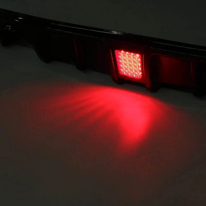 Glossy Black Rear Diffuser w/ LED Light fits Infiniti Q60 2017-2022 - Image 16