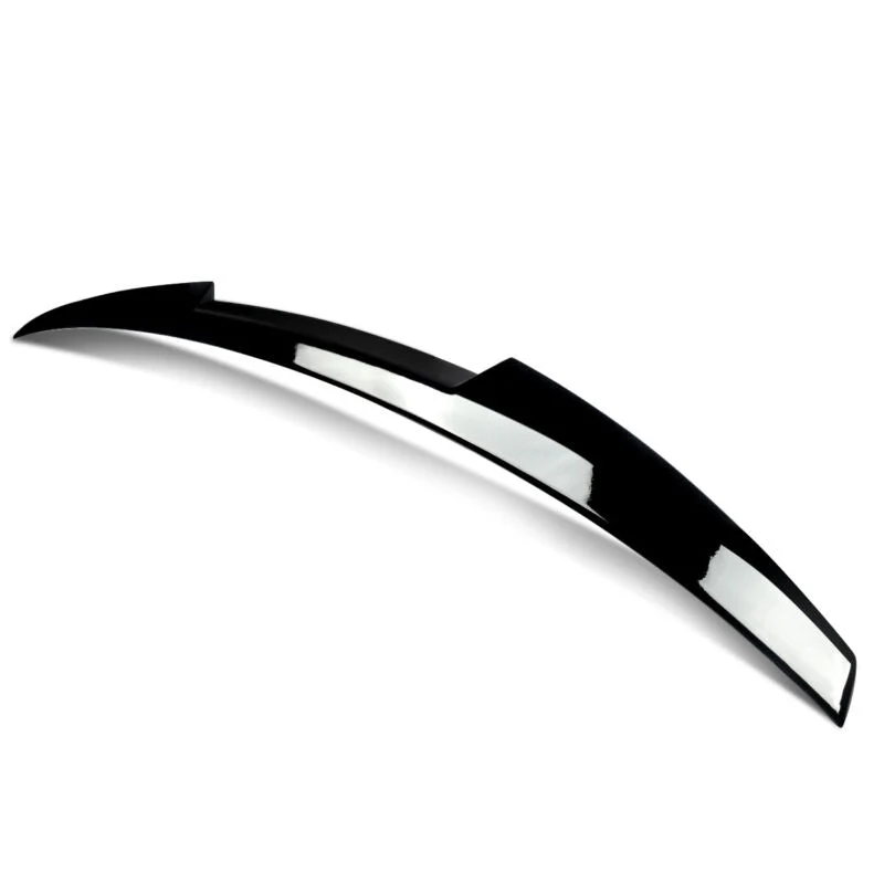 Gloss Black Rear Highkick Spoiler for Audi A4 B9 Sedan 2017-2024 - Image 7