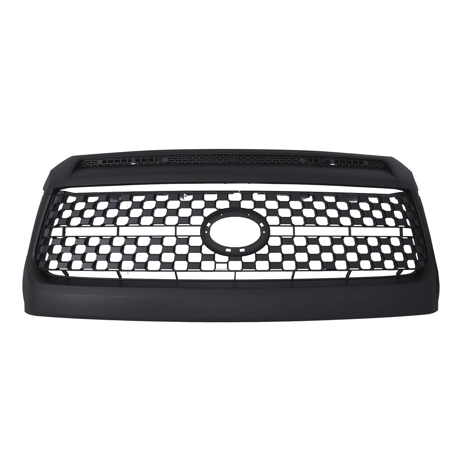 2pcs Matte Black For 2014-2021 Toyota Tundra Front Grille&Hood Bulge Molding Set - Image 4