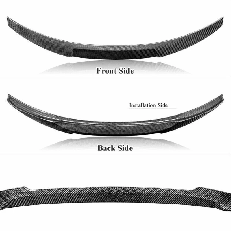 Real Carbon Fiber Rear Highkick Spoiler Fors AUDI A4 B9 S4 Sedan 2017-2024 - Image 5