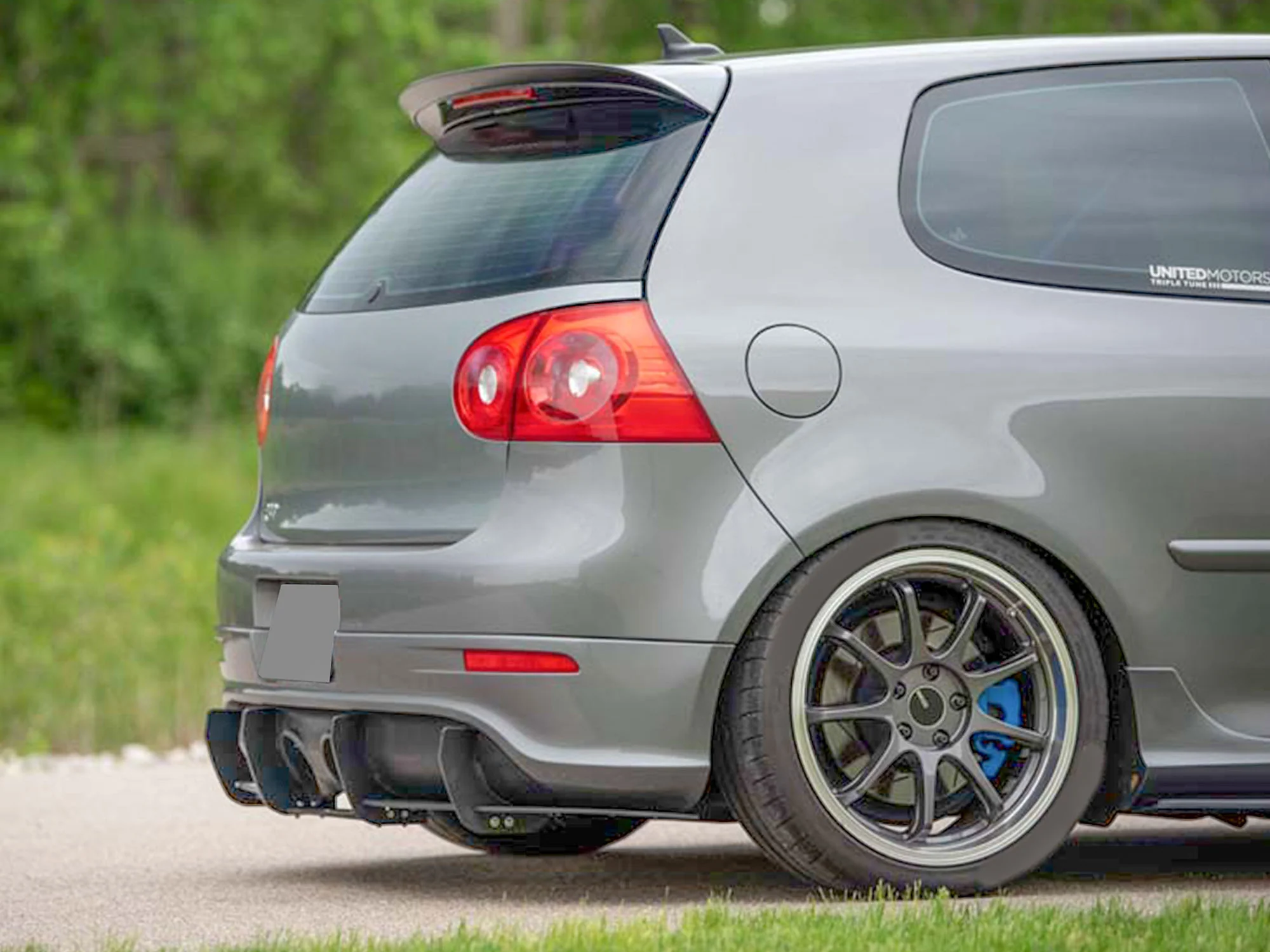 Rear Bumper Lip Diffuser Valance Splitters for VW Golf MK5 R32 2005-2009 di177 - Image 4