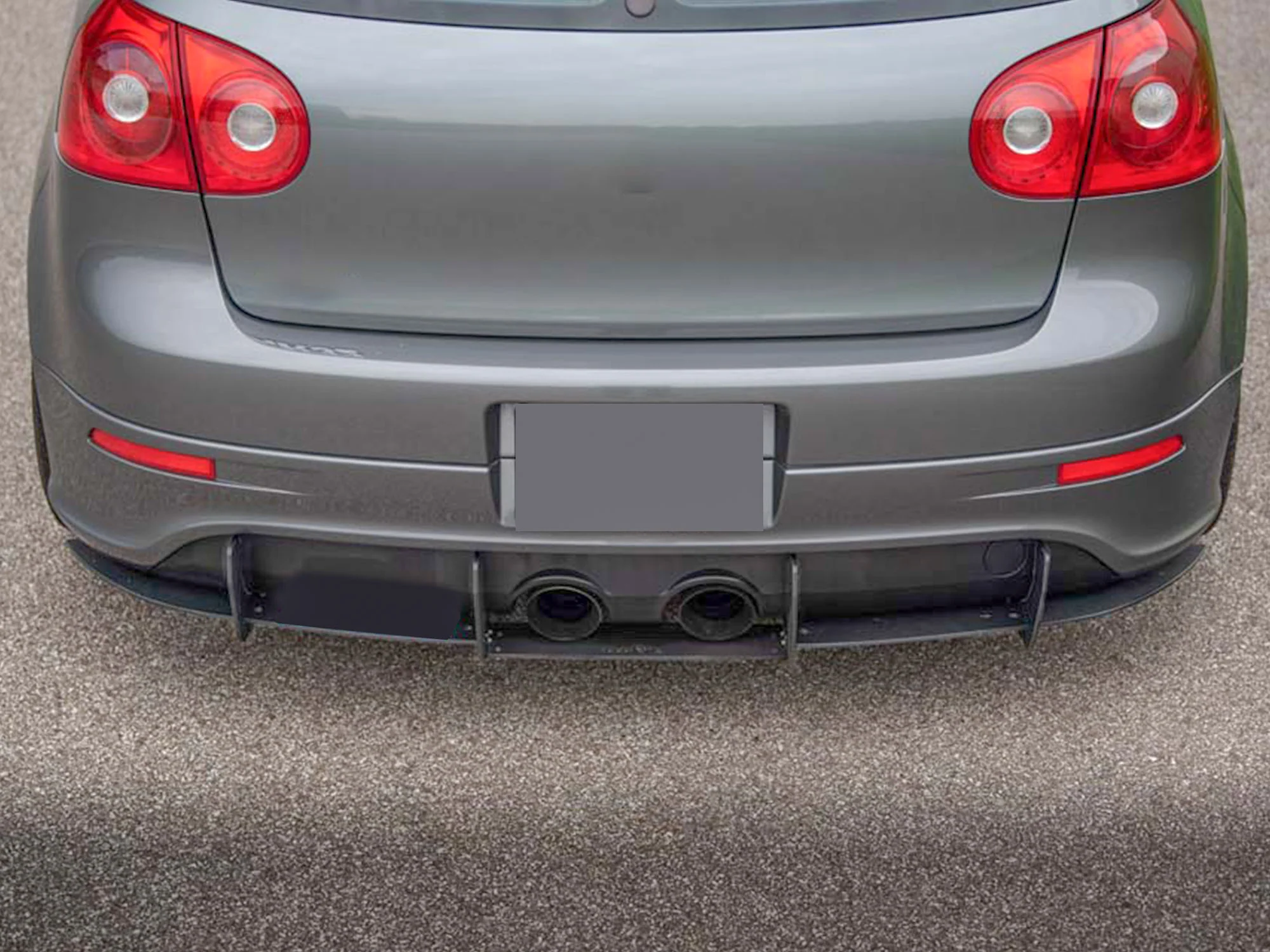 Rear Bumper Lip Diffuser Valance Splitters for VW Golf MK5 R32 2005-2009 di177 - Image 5