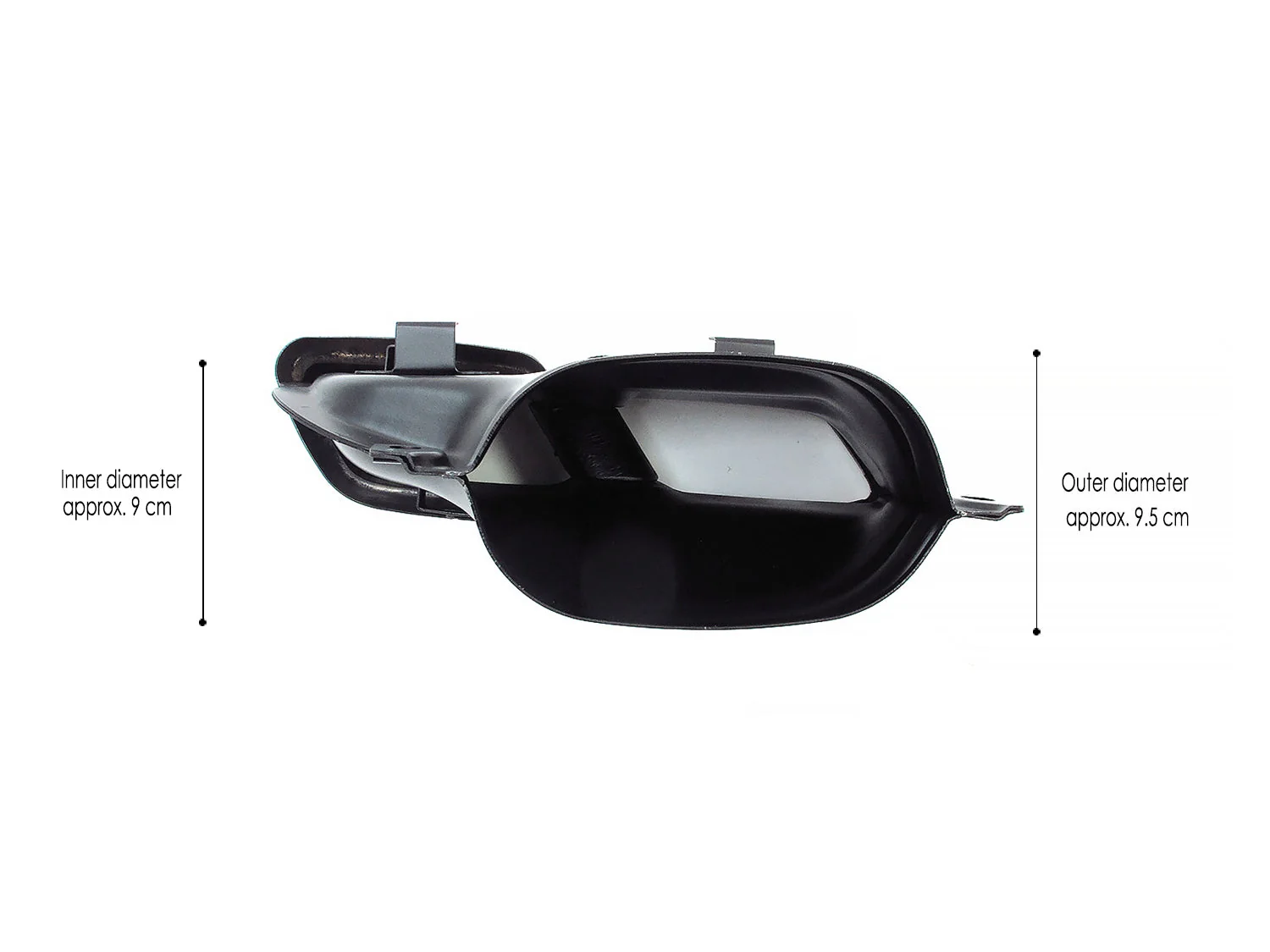 Rear Diffuser + Chrome Exhaust Tips For Mercedes W205 C300 C250 Sedan Non-AMG 2015-2021 - Image 14