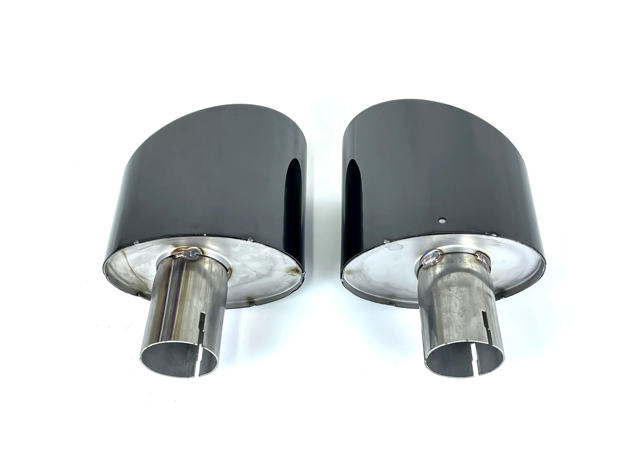 60mm Inlet Black Exhaust Tips Muffler for Audi A4 A5 A6 A7 Refit To RS4 RS5 RS6 RS7 - Image 9