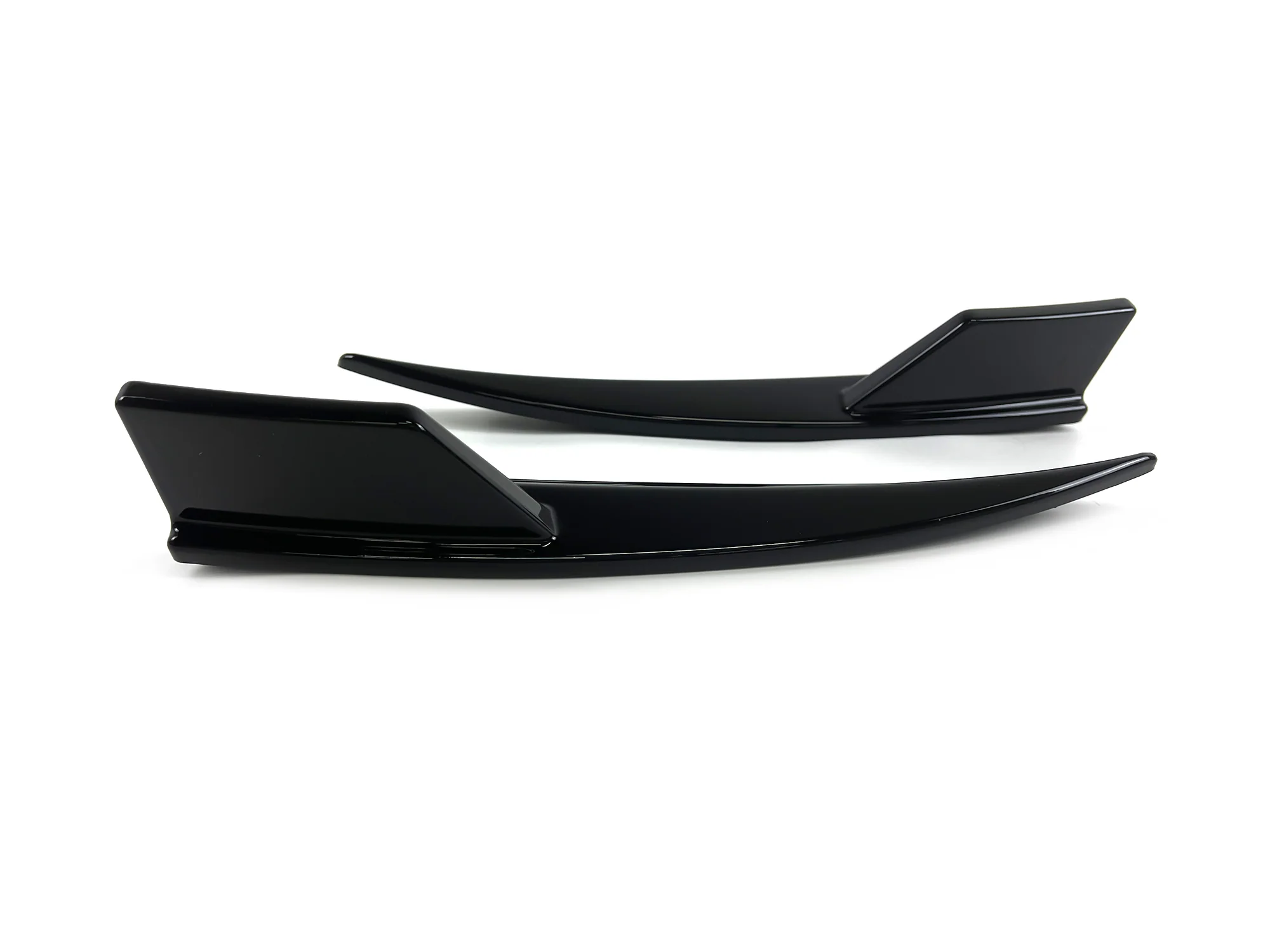 Glossy Black Rear Bumper Splitter Side Canards For Mercedes CLA C117 X117 2013-2019 pz101 - Image 7