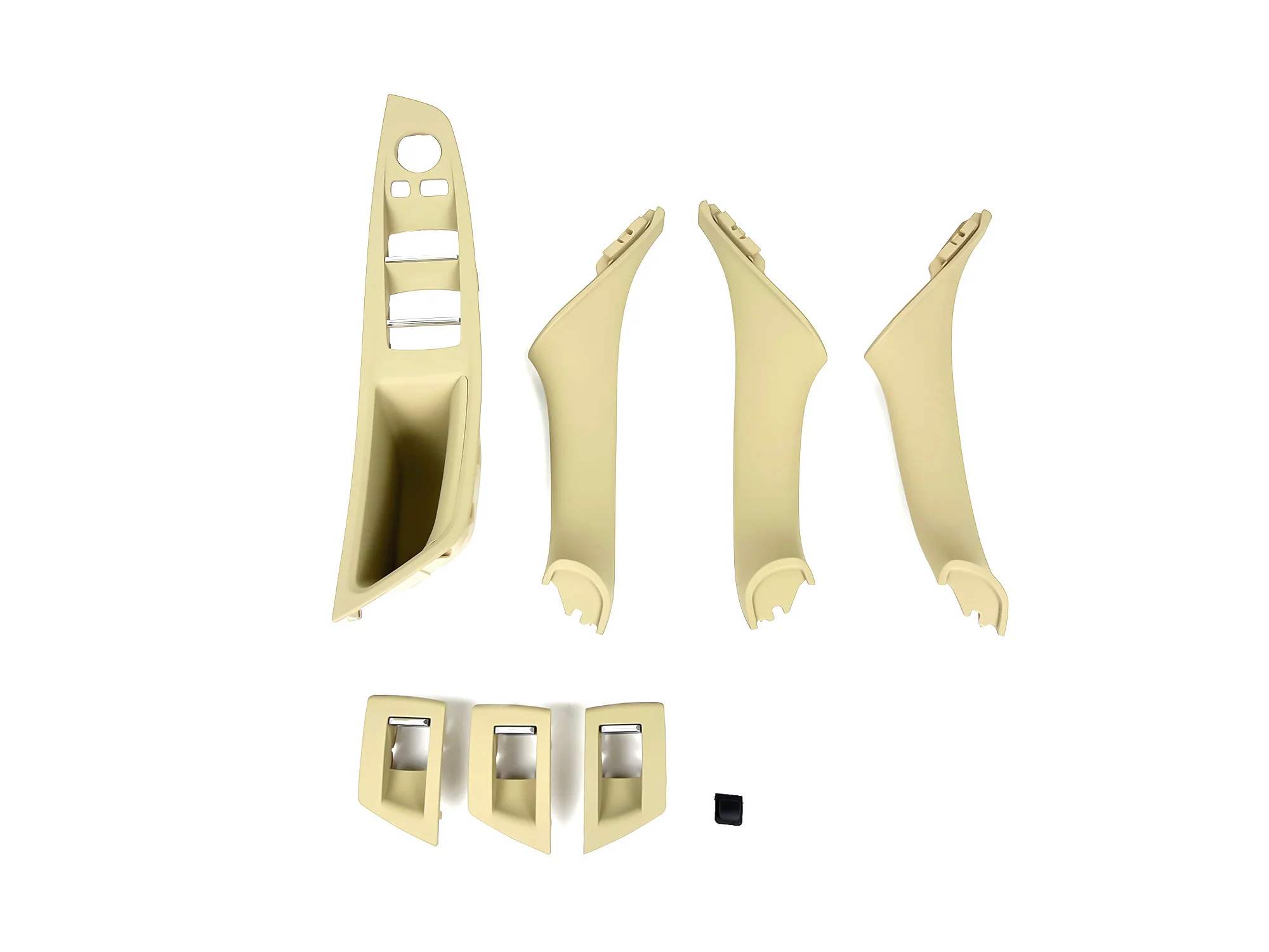Beige Inner Interior Door Handle Lift Button Panel for BMW 5 Series F10 F11 2011-2016 it36 - Image 3