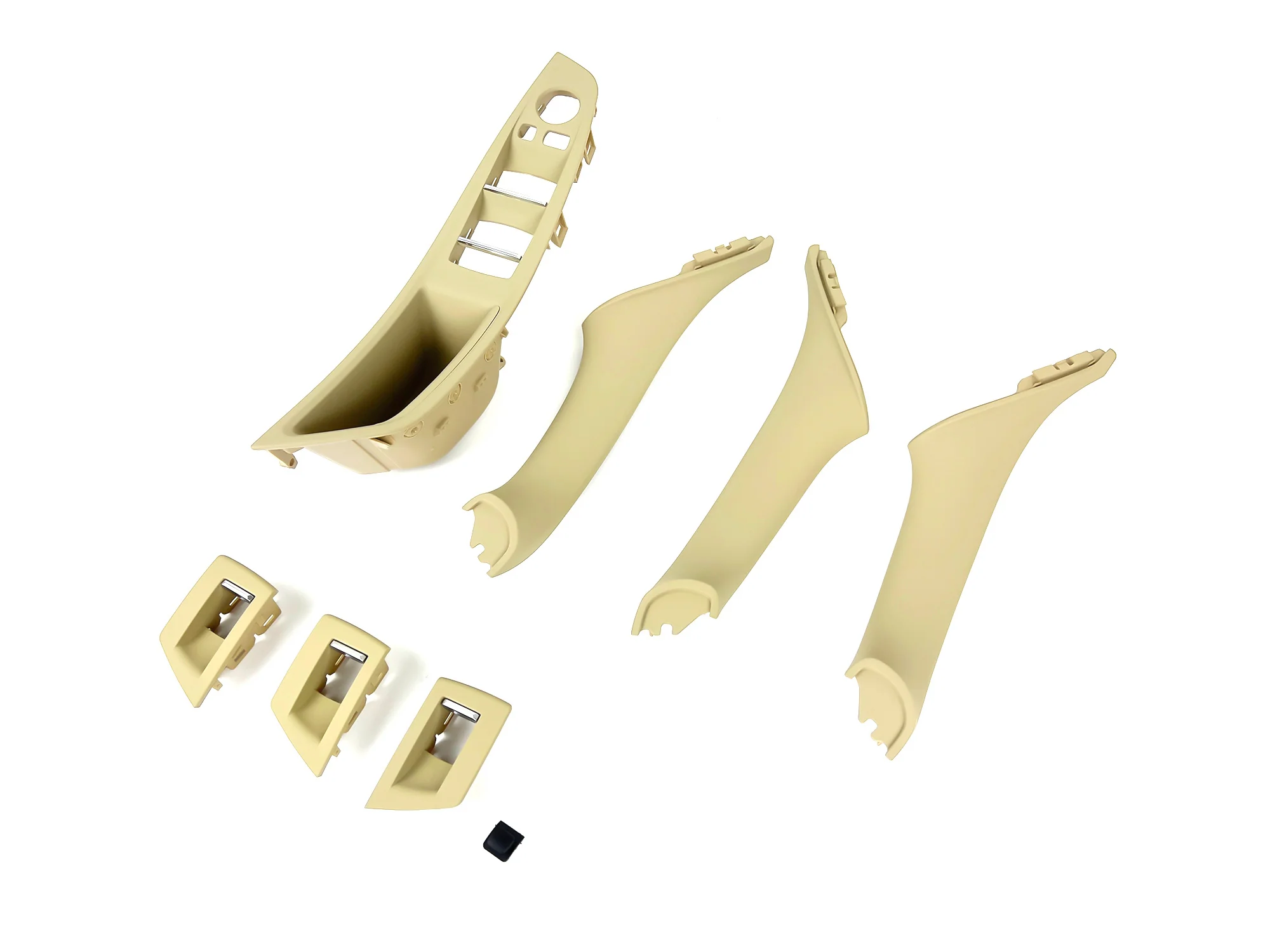 Beige Inner Interior Door Handle Lift Button Panel for BMW 5 Series F10 F11 2011-2016 it36 - Image 4