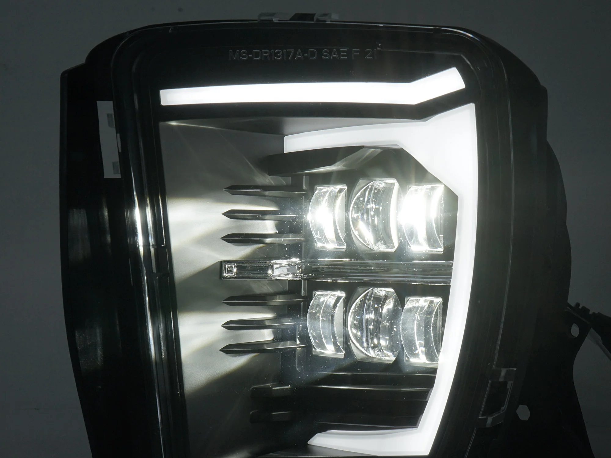 Black Front Bumper DRL LED Fog Lights for Dodge Ram 1500 2013-2017 - Image 14