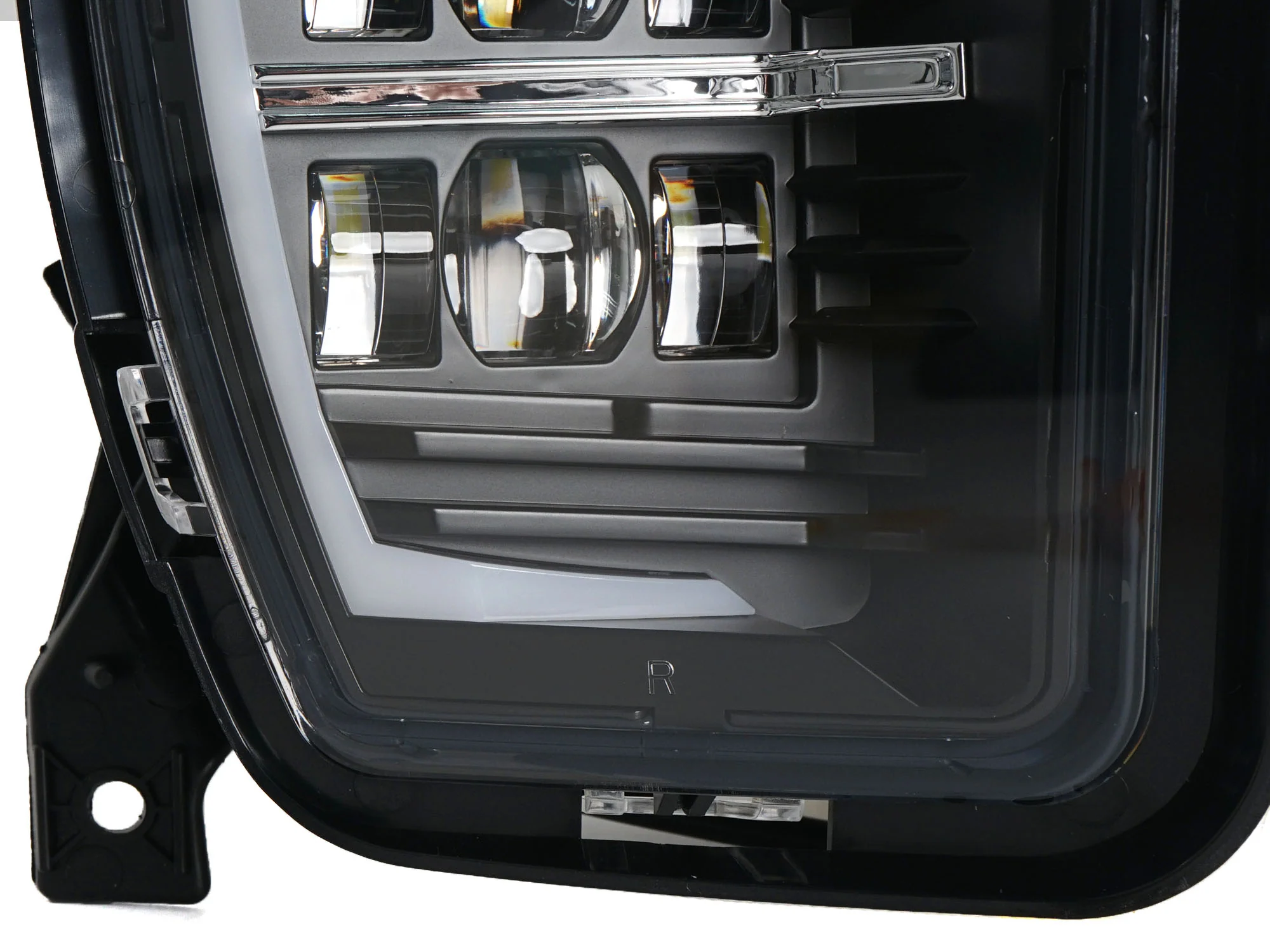 Black Front Bumper DRL LED Fog Lights for Dodge Ram 1500 2013-2017 - Image 9