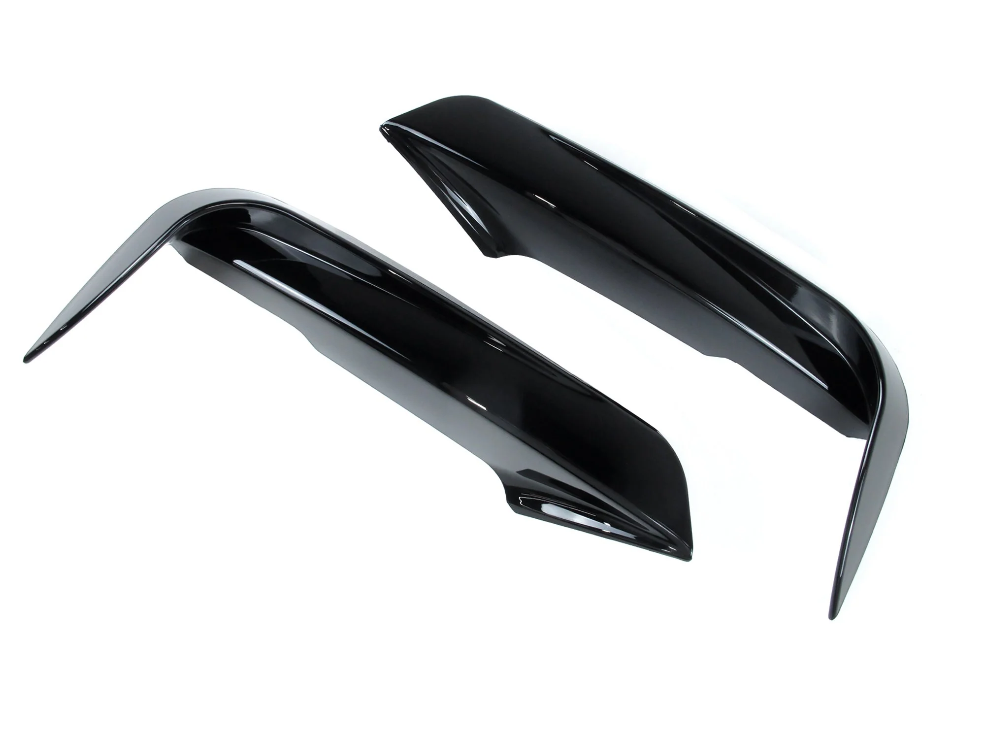Glossy Black Front Bumper Splitter Canards for BMW 3 Series F30 F31 M Sport 2013-2018 pz110 - Image 8