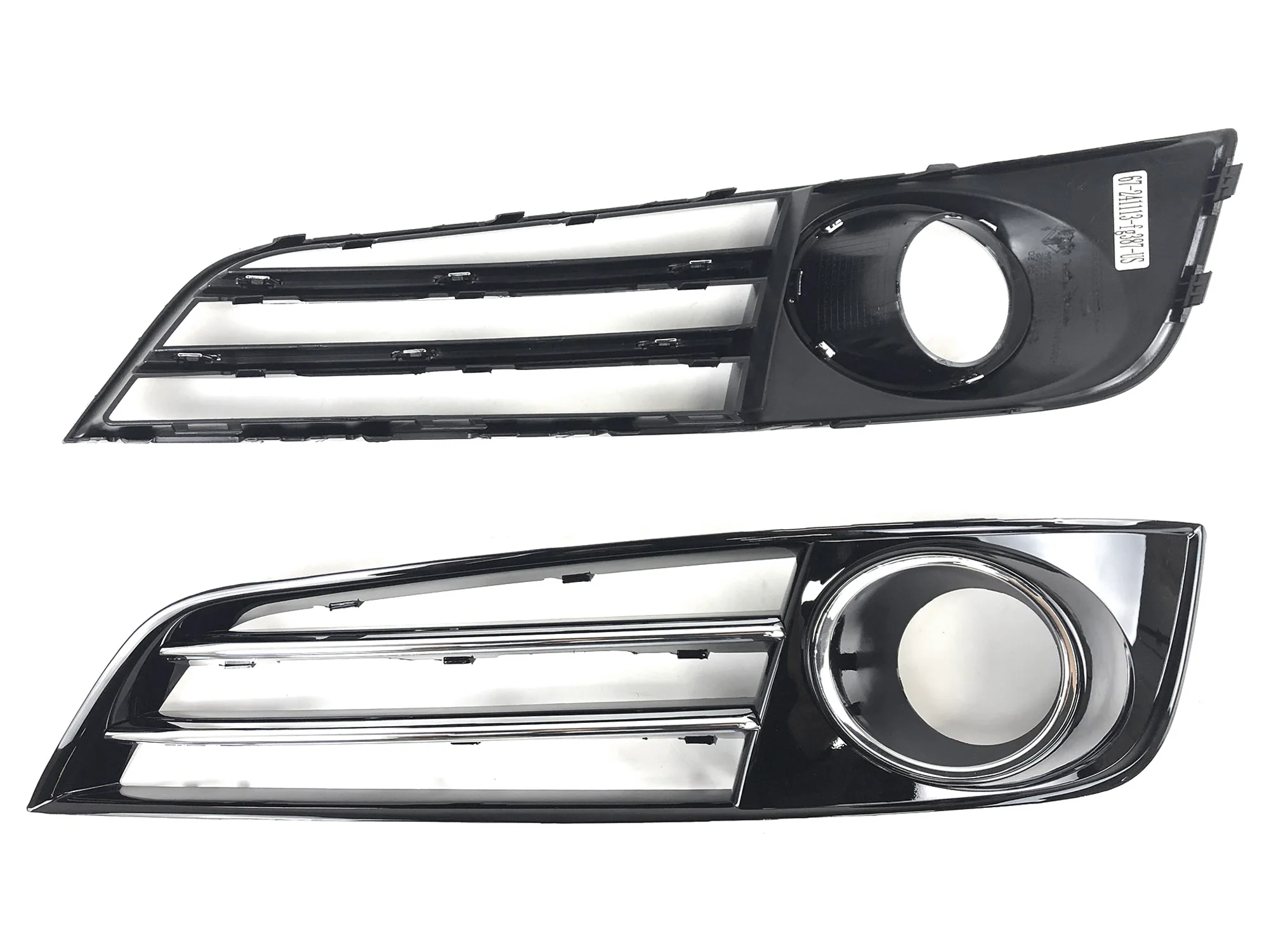 2PC Front Bumper Grille Fog Light Cover Fit 2011 2012 2013 2014 Audi A8 Quattro - Image 10