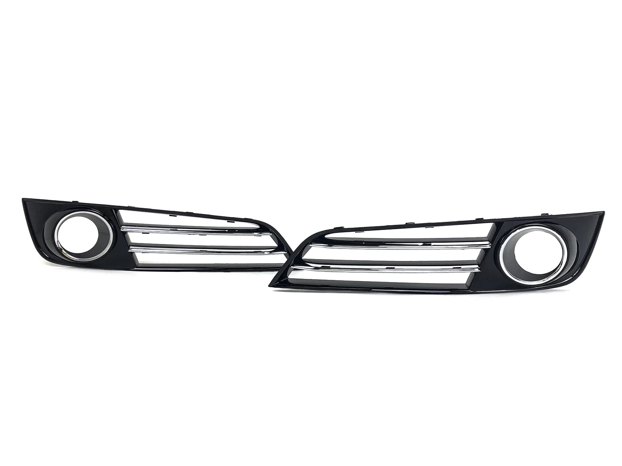 2PC Front Bumper Grille Fog Light Cover Fit 2011 2012 2013 2014 Audi A8 Quattro - Image 4