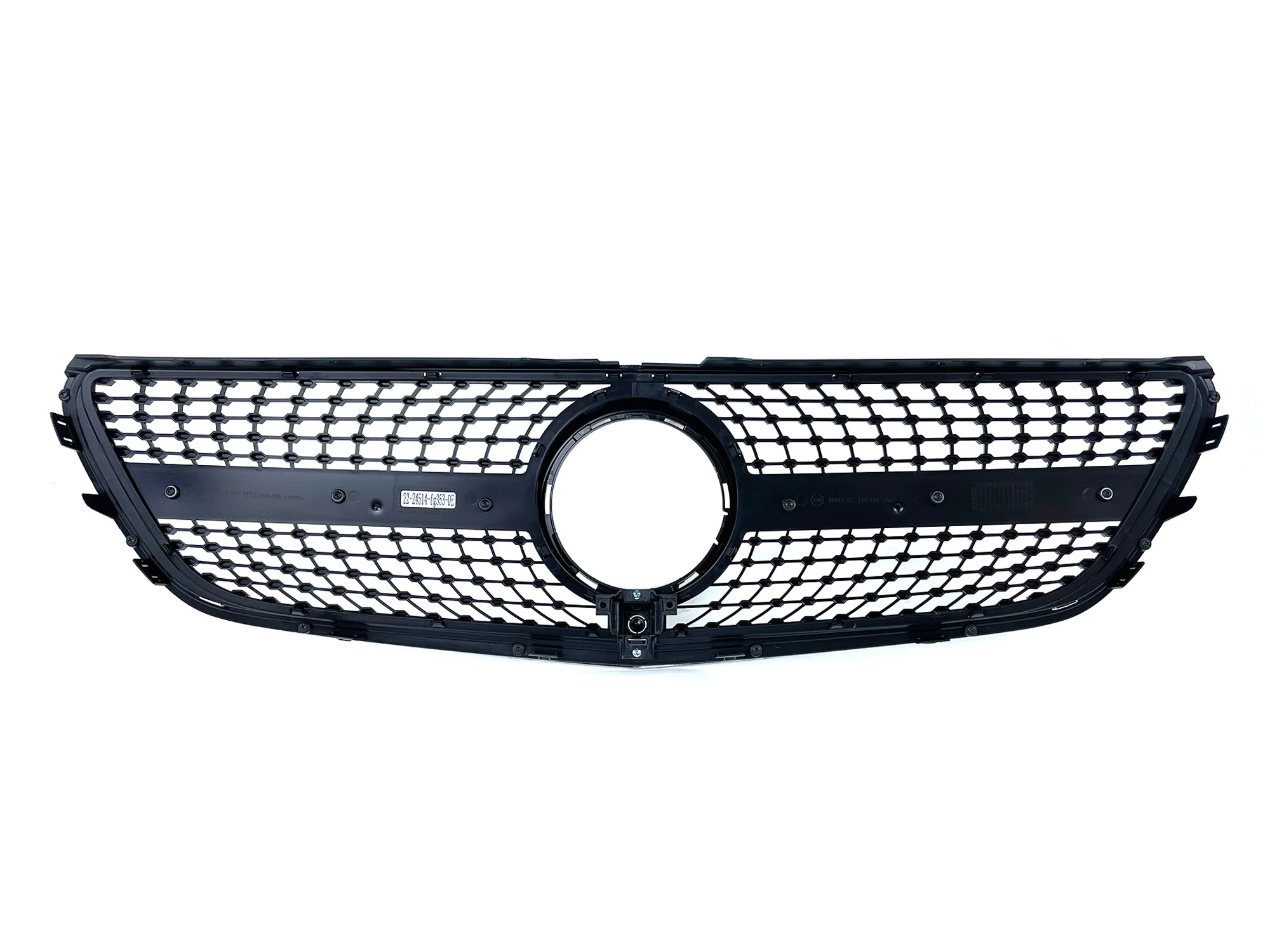 Black Diamond Front Bumper Radiator Grille fit for Mercedes Benz V Class W447 2015-2019 fg95 - Image 11