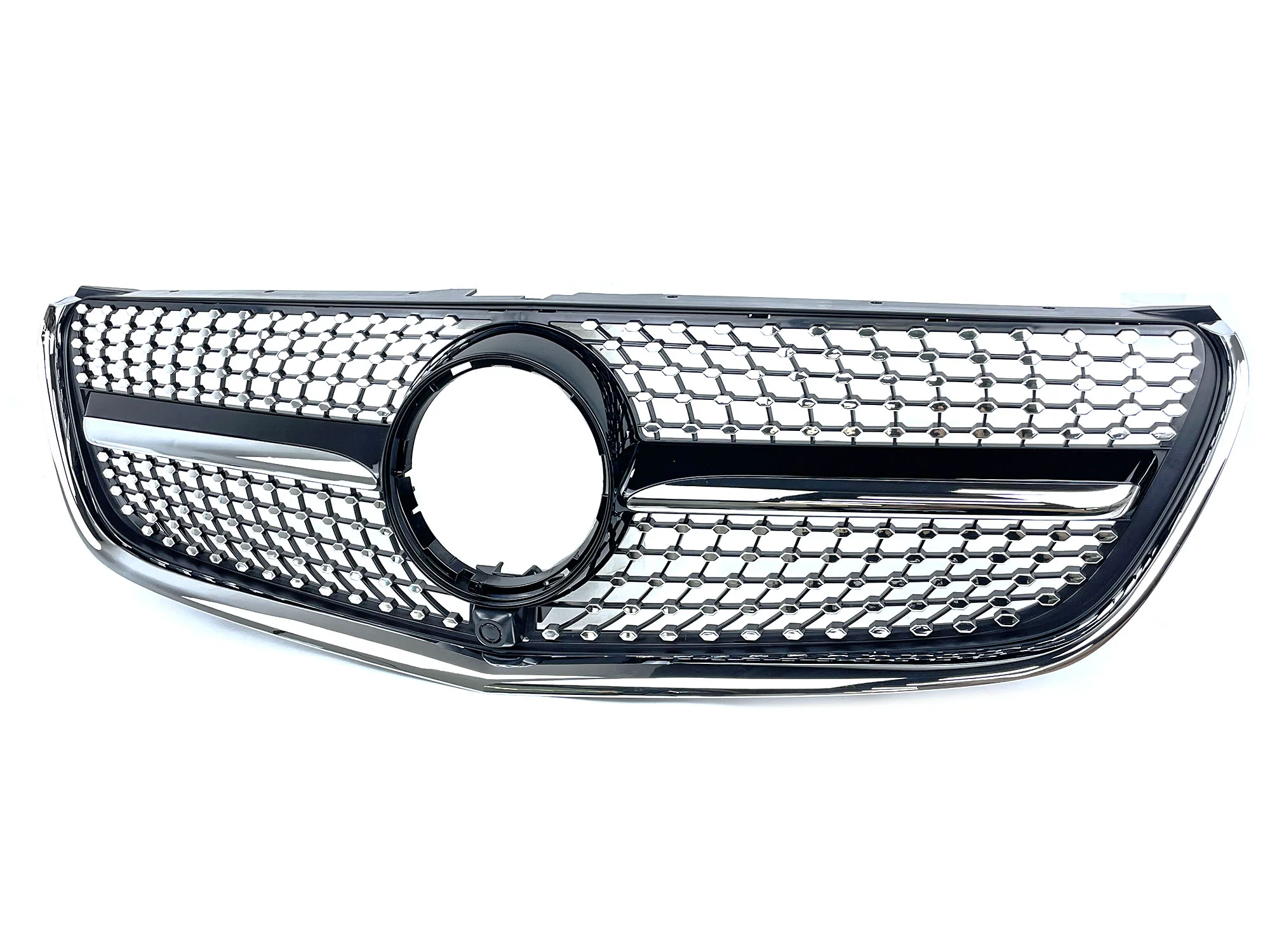 Black Diamond Front Bumper Radiator Grille fit for Mercedes Benz V Class W447 2015-2019 fg95 - Image 5