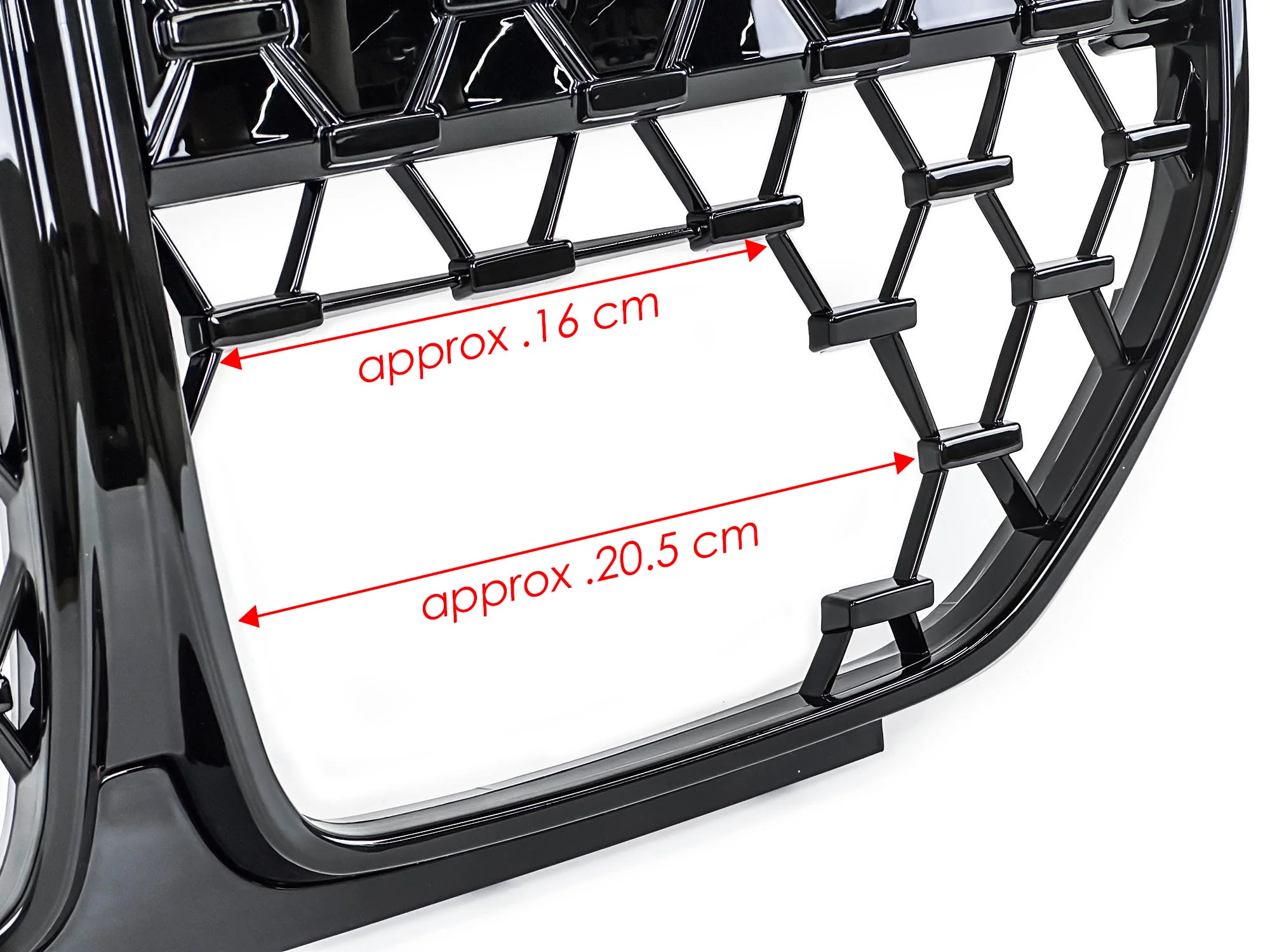 Black Diamond Front Grill Honeycomb fit for BMW G26 4 Series w/ ACC 2022-2024 - Image 11