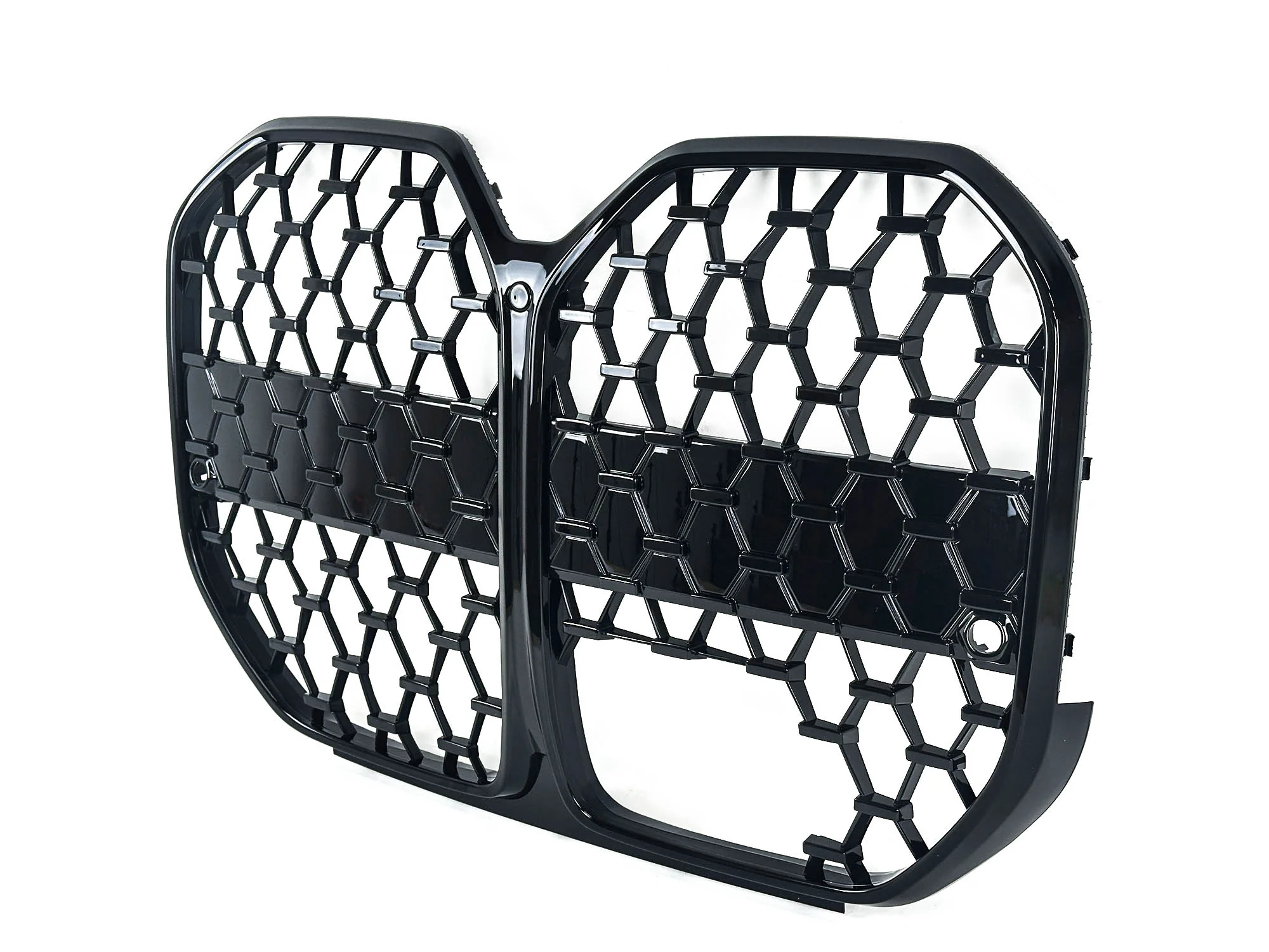 Black Diamond Front Grill Honeycomb fit for BMW G26 4 Series w/ ACC 2022-2024 - Image 6