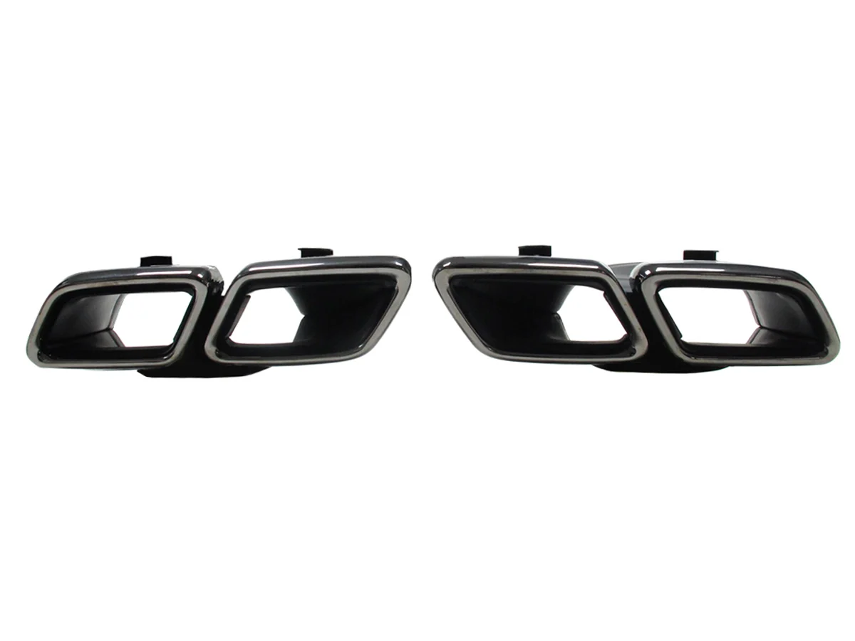 Exhaust Tips Muffler Pipe Tailpipe For Mercedes W205 C63 2015-2018 - Image 8