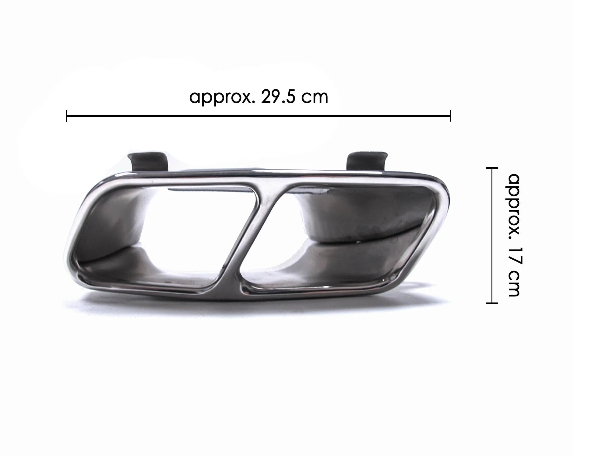 Quad Exhaust Tips Replace for Mercedes W176 C117 AMG A45 CLA45 GLA X156 - Image 23