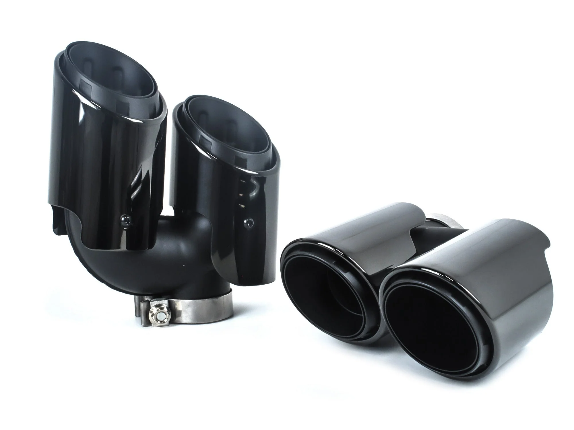 3-Layer Black Exhaust Tips for 2019-2026 Porsche Macan 2.0L Base - Image 8