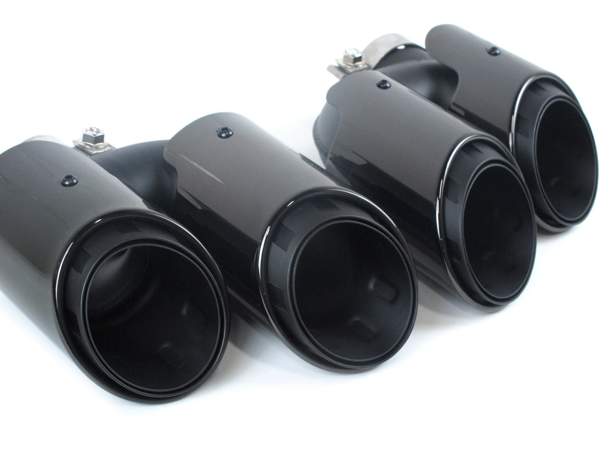 3-Layer Black Exhaust Tips for 2019-2026 Porsche Macan 2.0L Base - Image 9